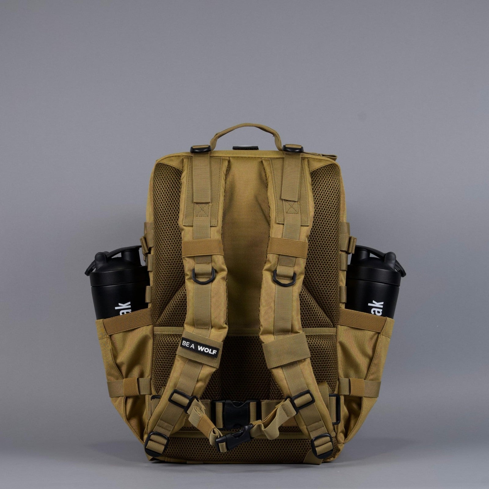 Durable 45L Waterproof Gym Backpack   MOLLE Webbing, Laptop Pocket, 1000D Oxford8
