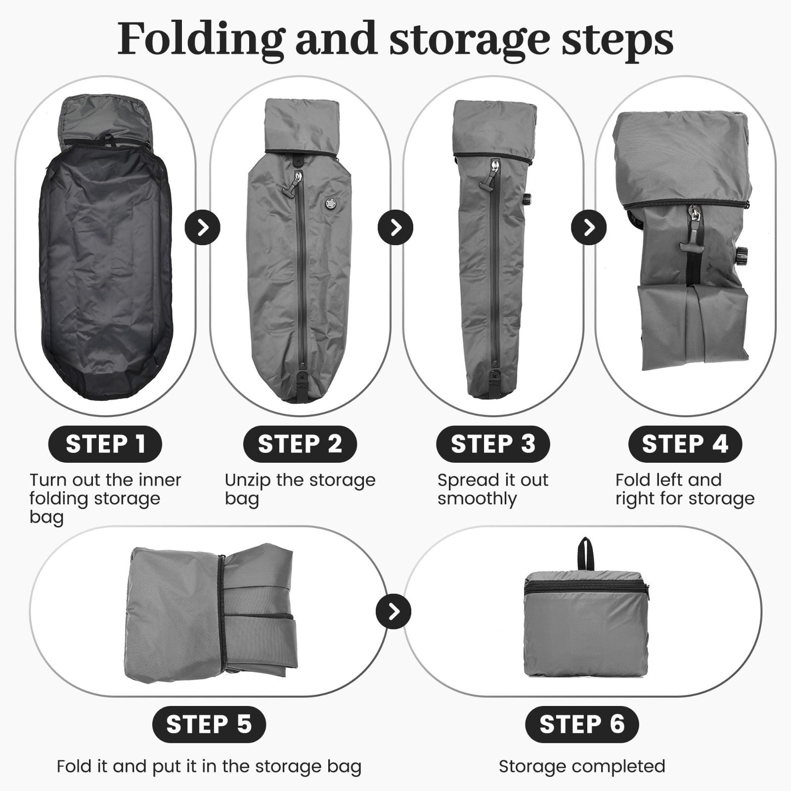 Large 55L Vacuum Seal Backpack for Travel with Detachable Compression Bag, Water6