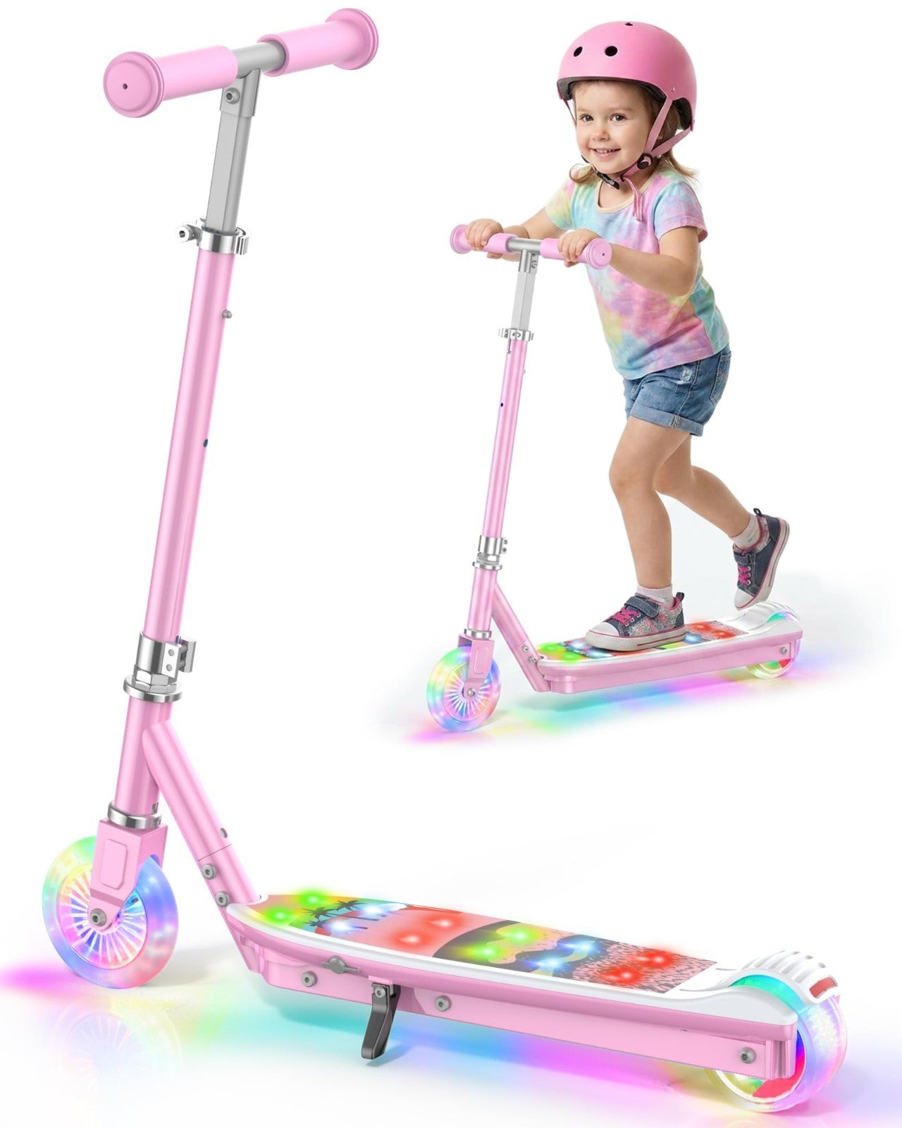 Kids Electric Scooter 3-8 Years, Safe 5 MPH, Lightweight & Durable, Fun Ride!0