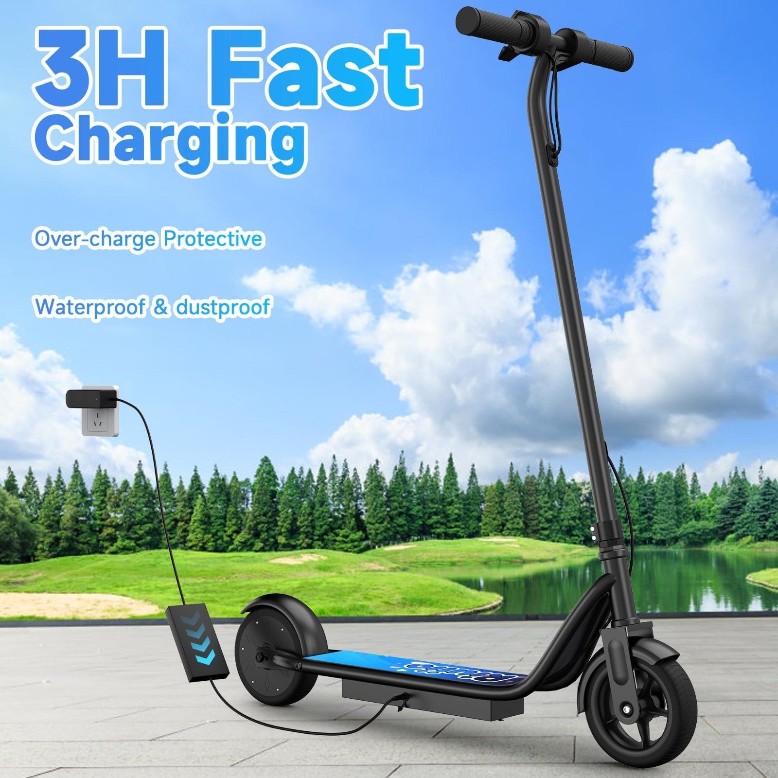 Electric Scooter 350W-500W Motor, 9-22 MPH, 10-41 Miles Range, Foldable Commuter6