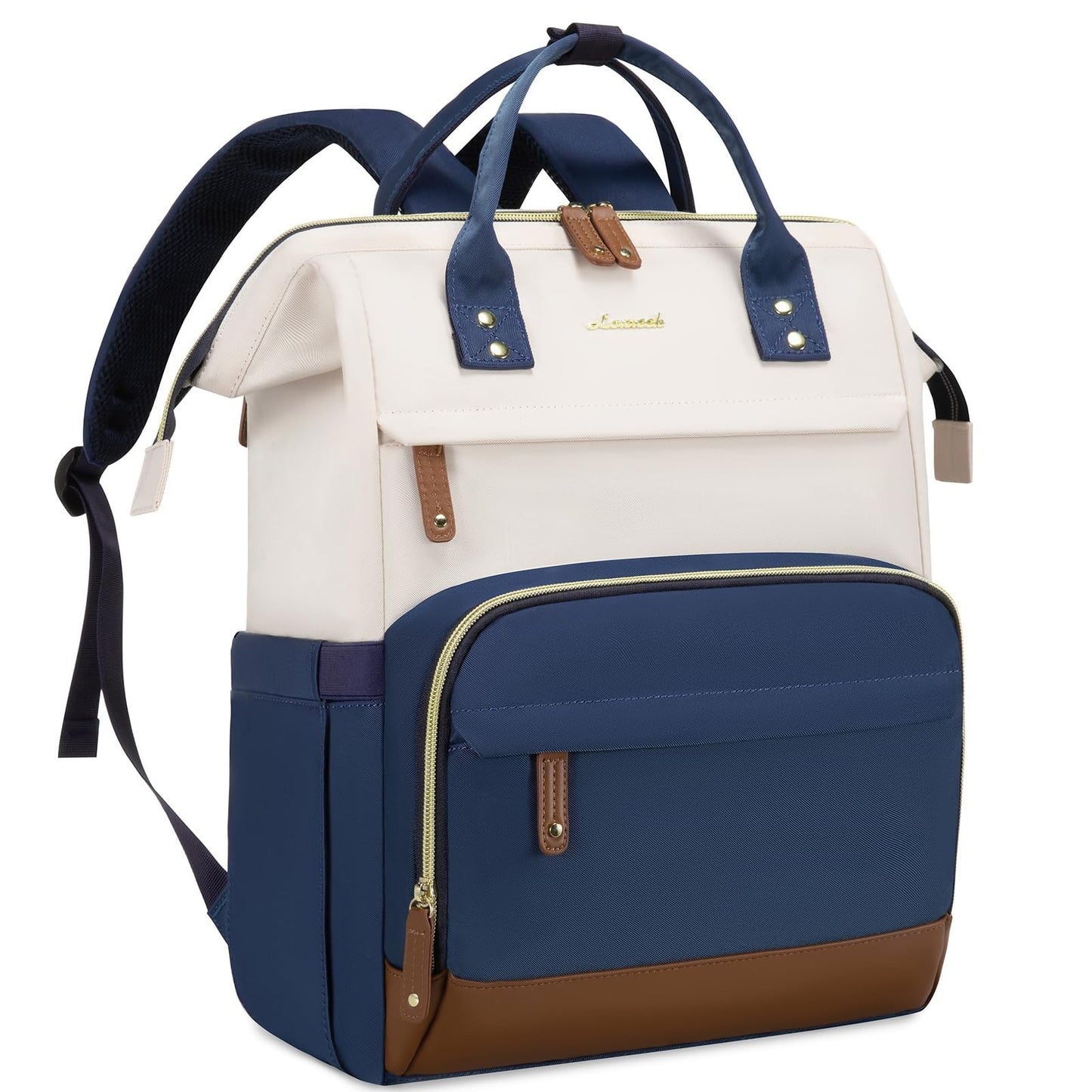 Stylish 15.6" Laptop Backpack for Women   Large Capacity, Waterproof Work & Trav1