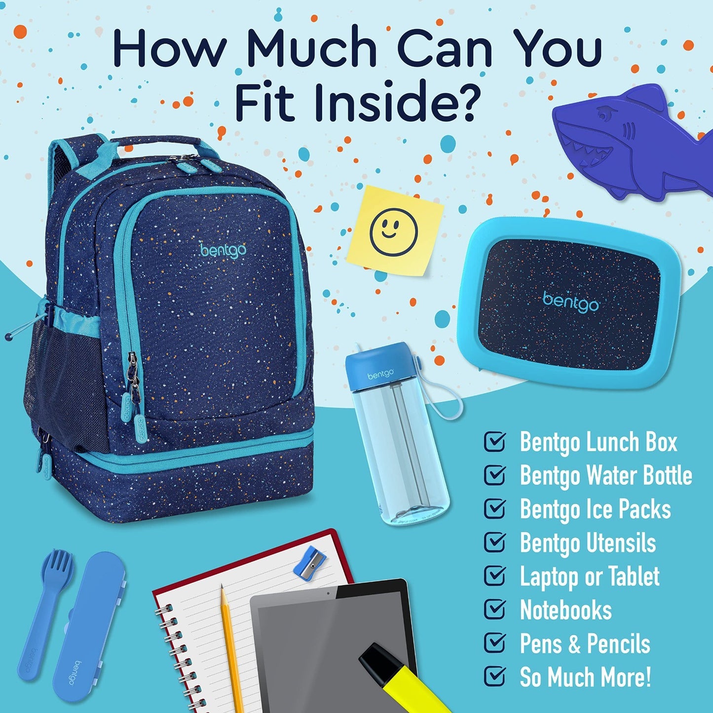 Kids 2 in 1 Backpack & Insulated Lunch Bag   Padded Straps, Durable & Stylish3