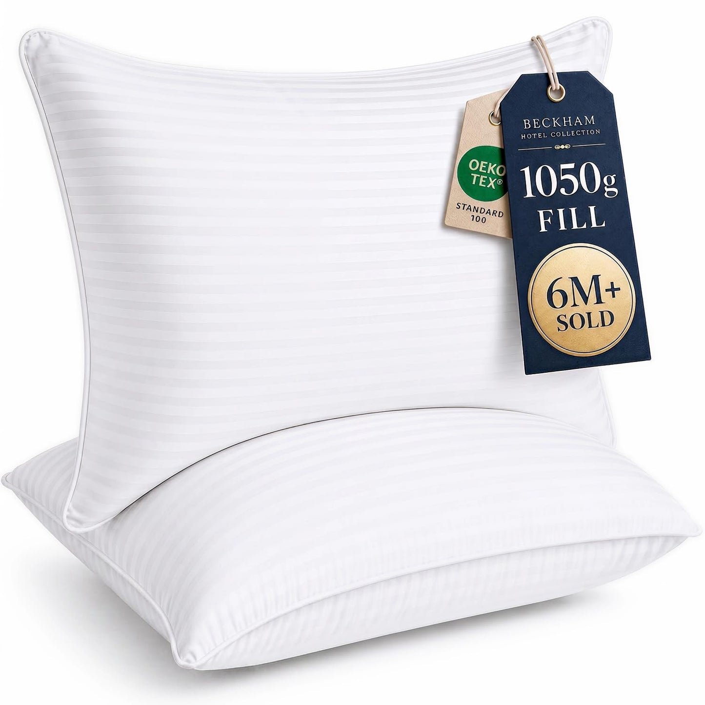 Soft Down Alternative Bed Pillows Set of 2 - Standard/Queen Size, Comfort for Al1
