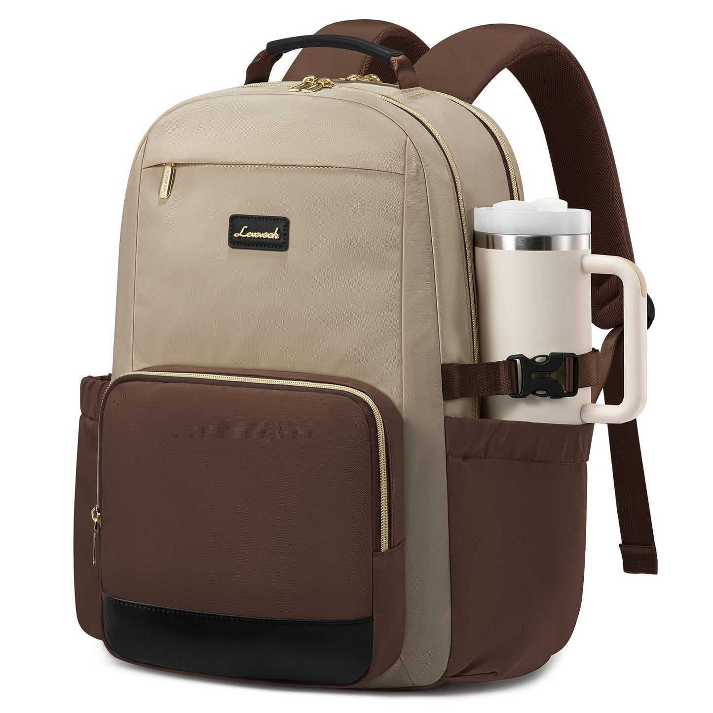 Stylish Waterproof Laptop Backpack for Women, 15.6" Large Capacity, Travel Purse1