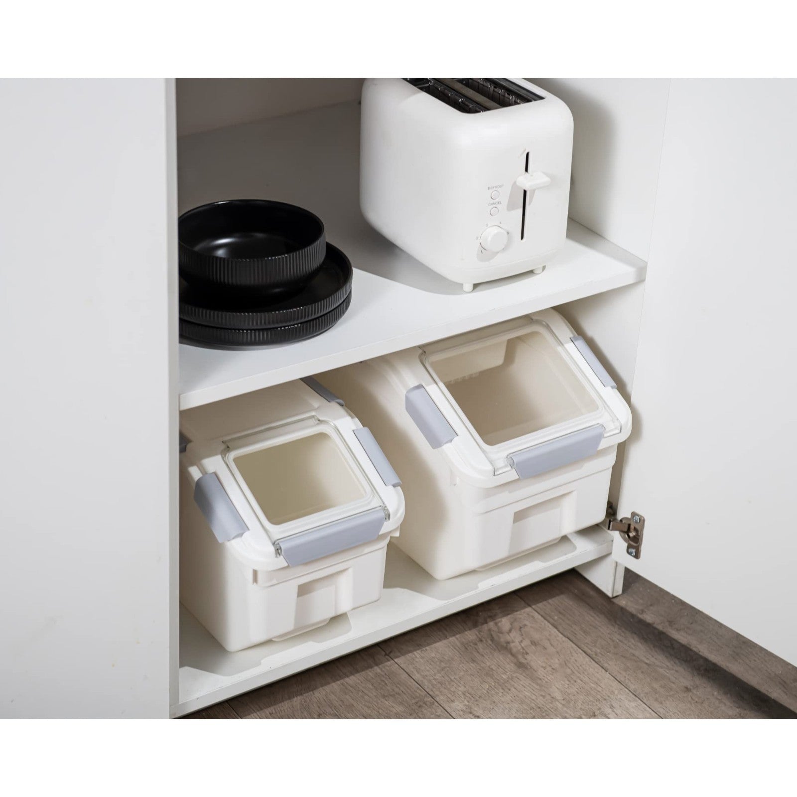 15L Rice Storage Container Set   30lbs, BPA Free, Includes Measuring Cup, Ideal5