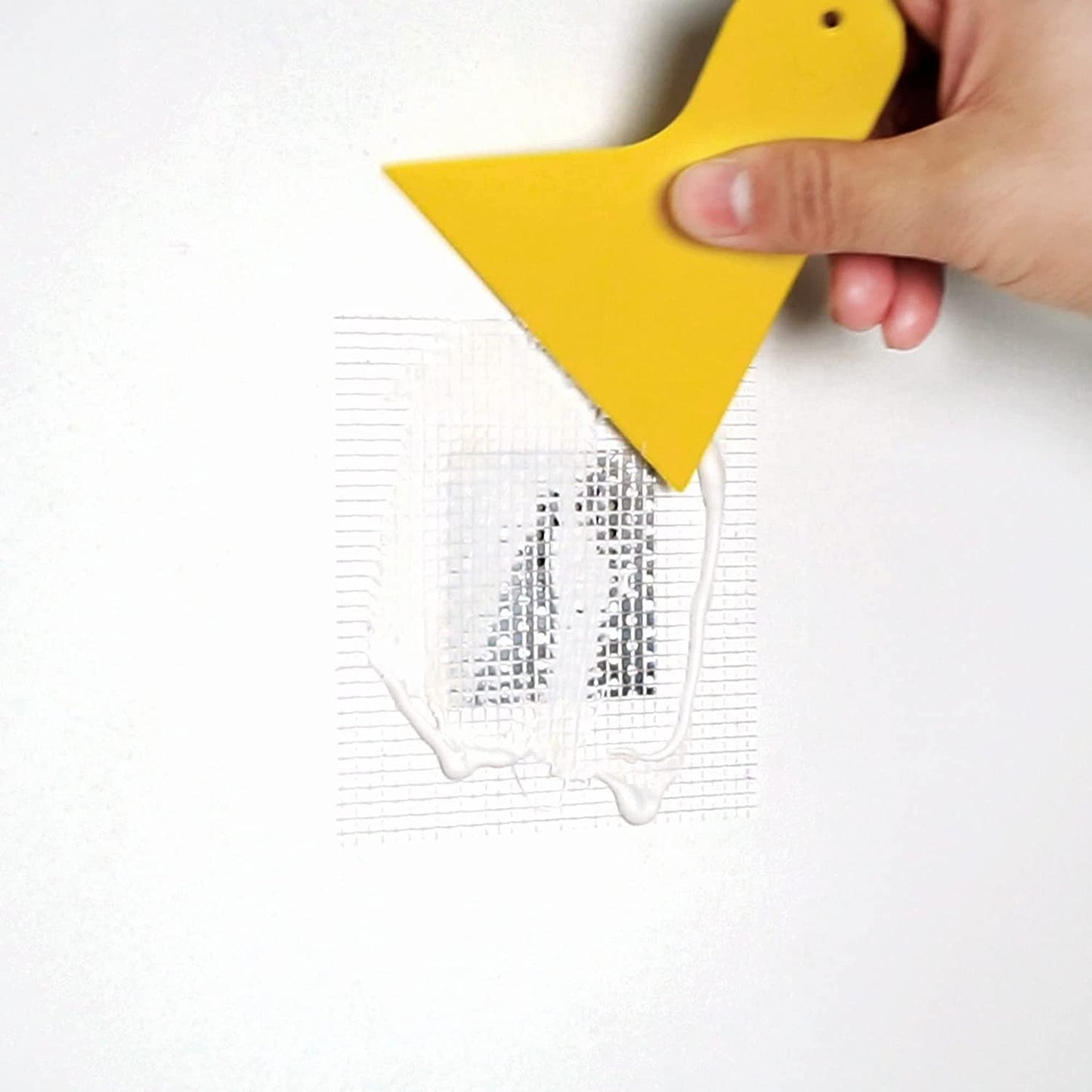 Drywall Repair Kit   Spackle Patch with Scraper, Sandpaper & Aluminum Patches fo5