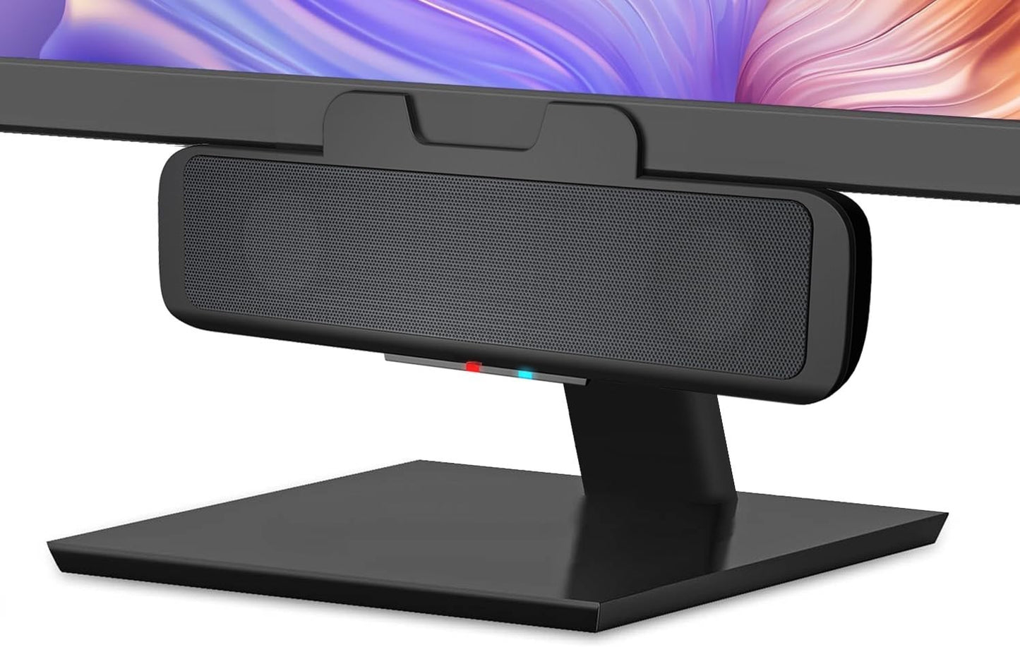 USB & Bluetooth Speaker Bar   USB Powered, Speakerphone for PC, Clamps to Monito1