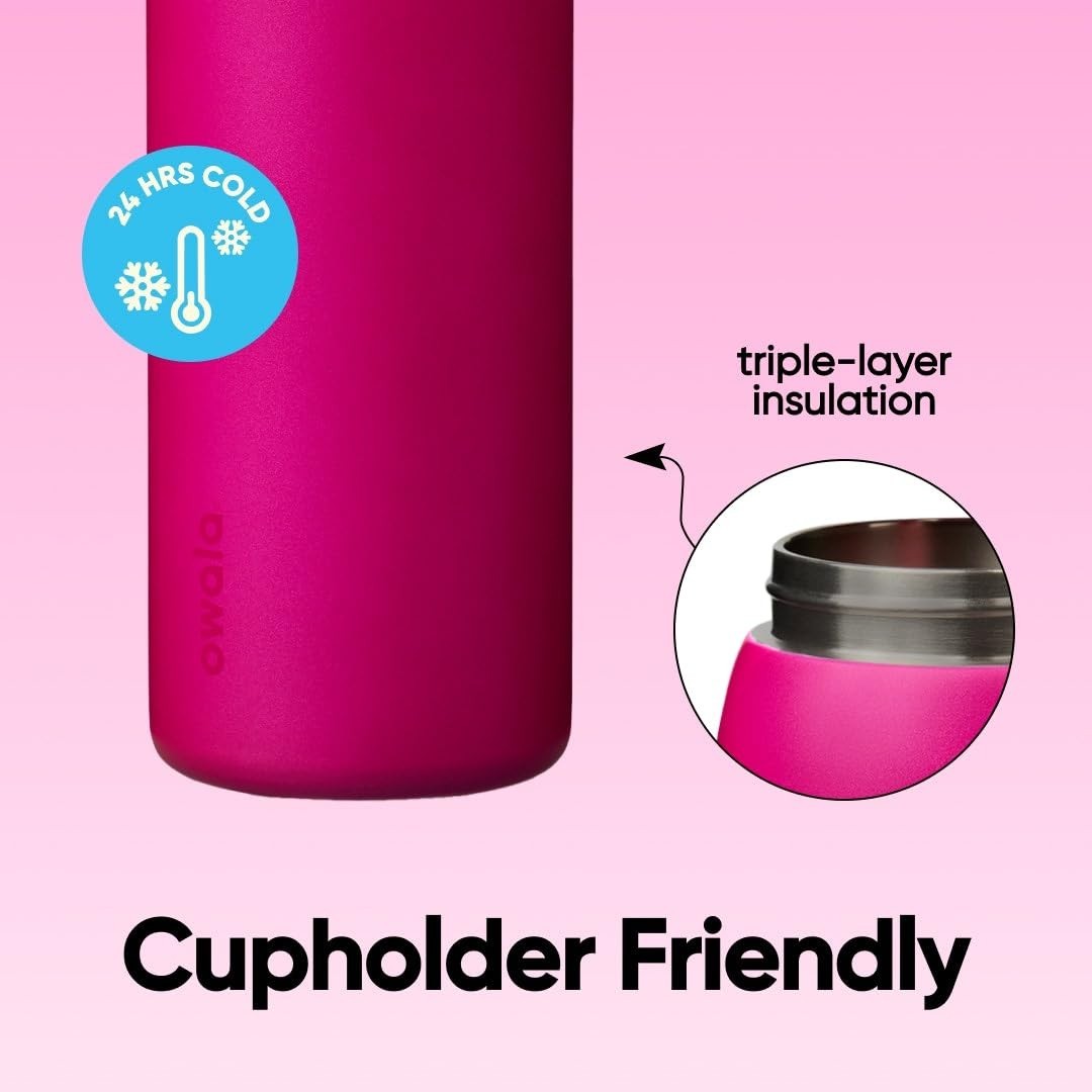 Insulated Stainless Steel Water Bottle 32 Oz with Straw, BPA Free, Travel Friend4