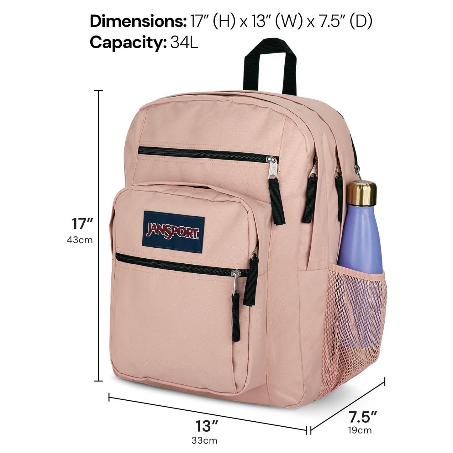 Laptop Backpack for 15" Laptop   Ergonomic, 2 Compartments, Haul Handle, Blue Du3