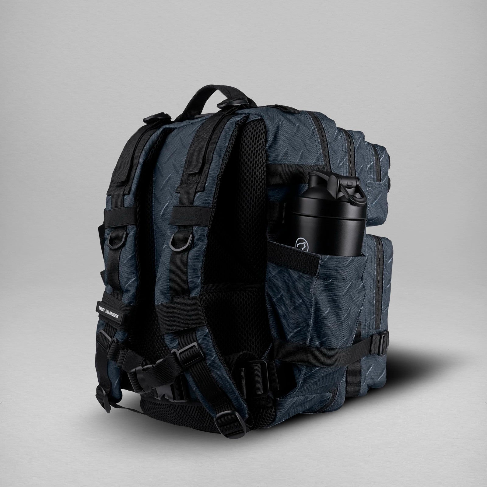 Durable 35L Waterproof Gym Backpack   1000D Oxford, MOLLE Webbing, Laptop Pocket3