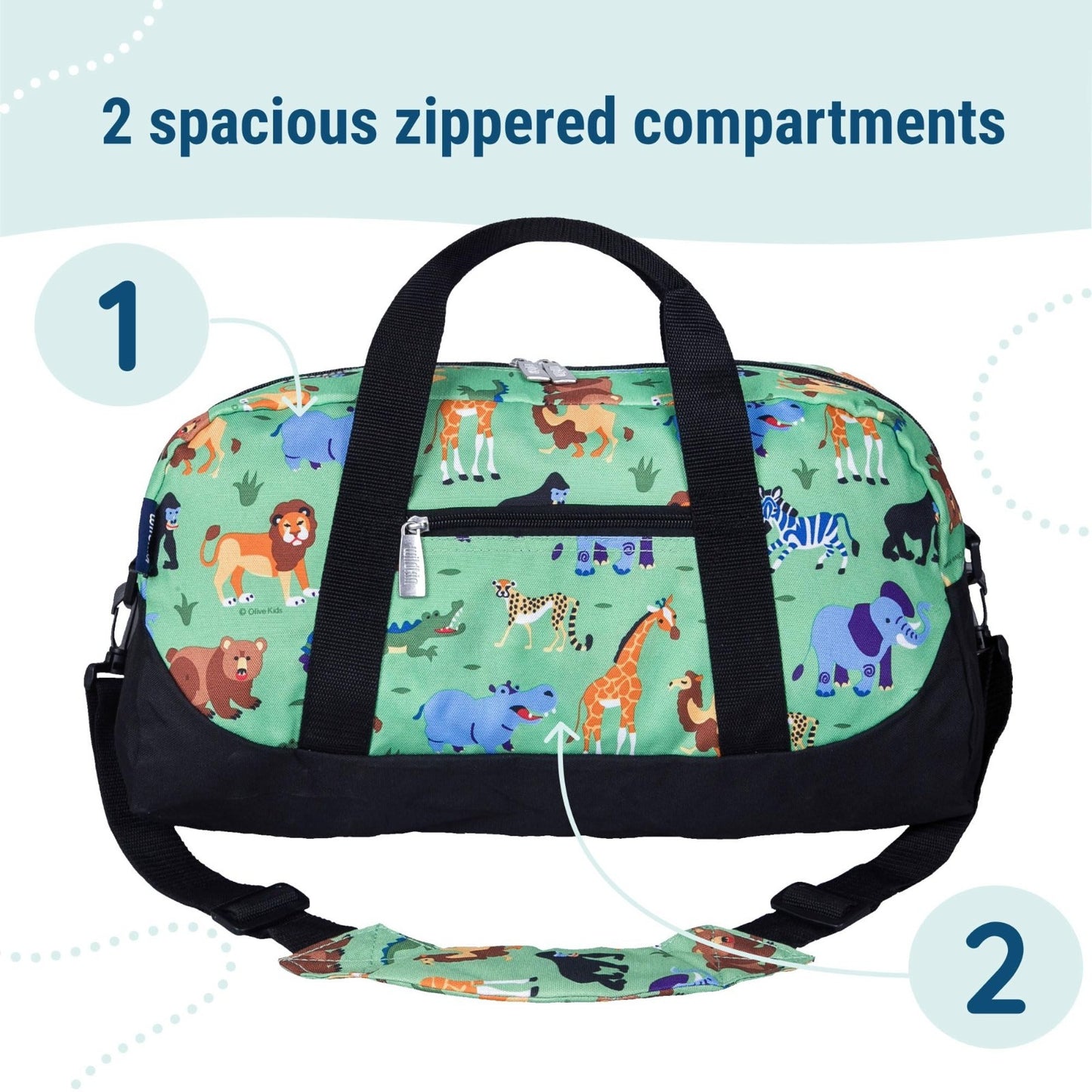 Kids Overnighter Duffel Bag - Lightweight Carry-On Travel Bag for School & Sleep4