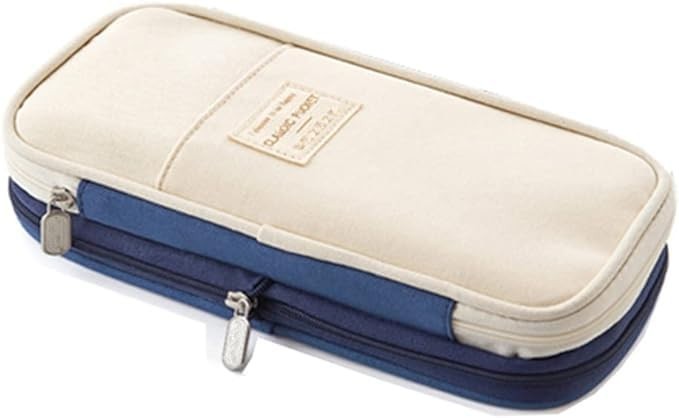 Large Storage Pencil Case   Zippered Pen Bag, Big Capacity Pouch Organizer for O3