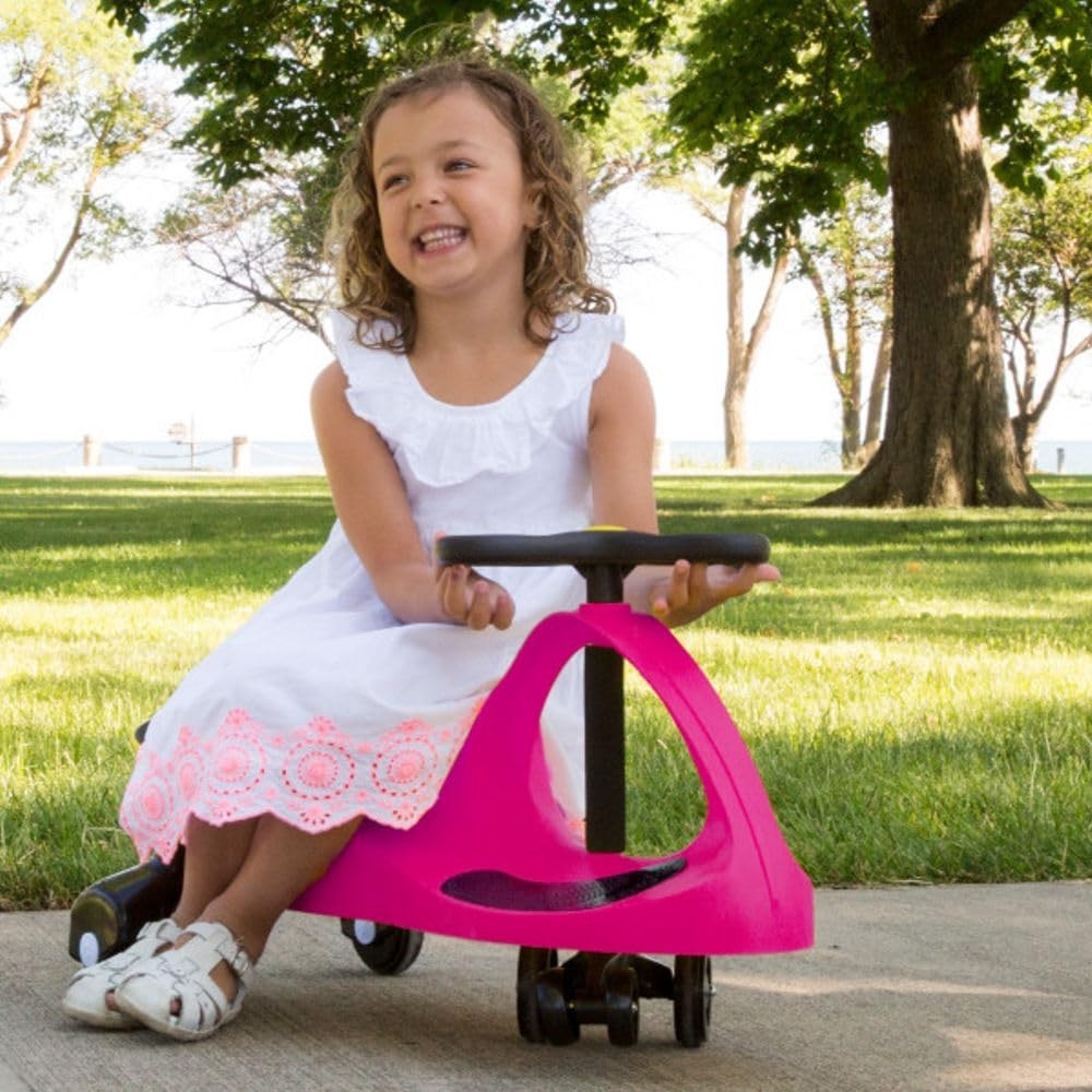 Wiggle Car Ride-On Toy for Kids 3+ - No Batteries, Gears, or Pedals - Outdoor Fu2