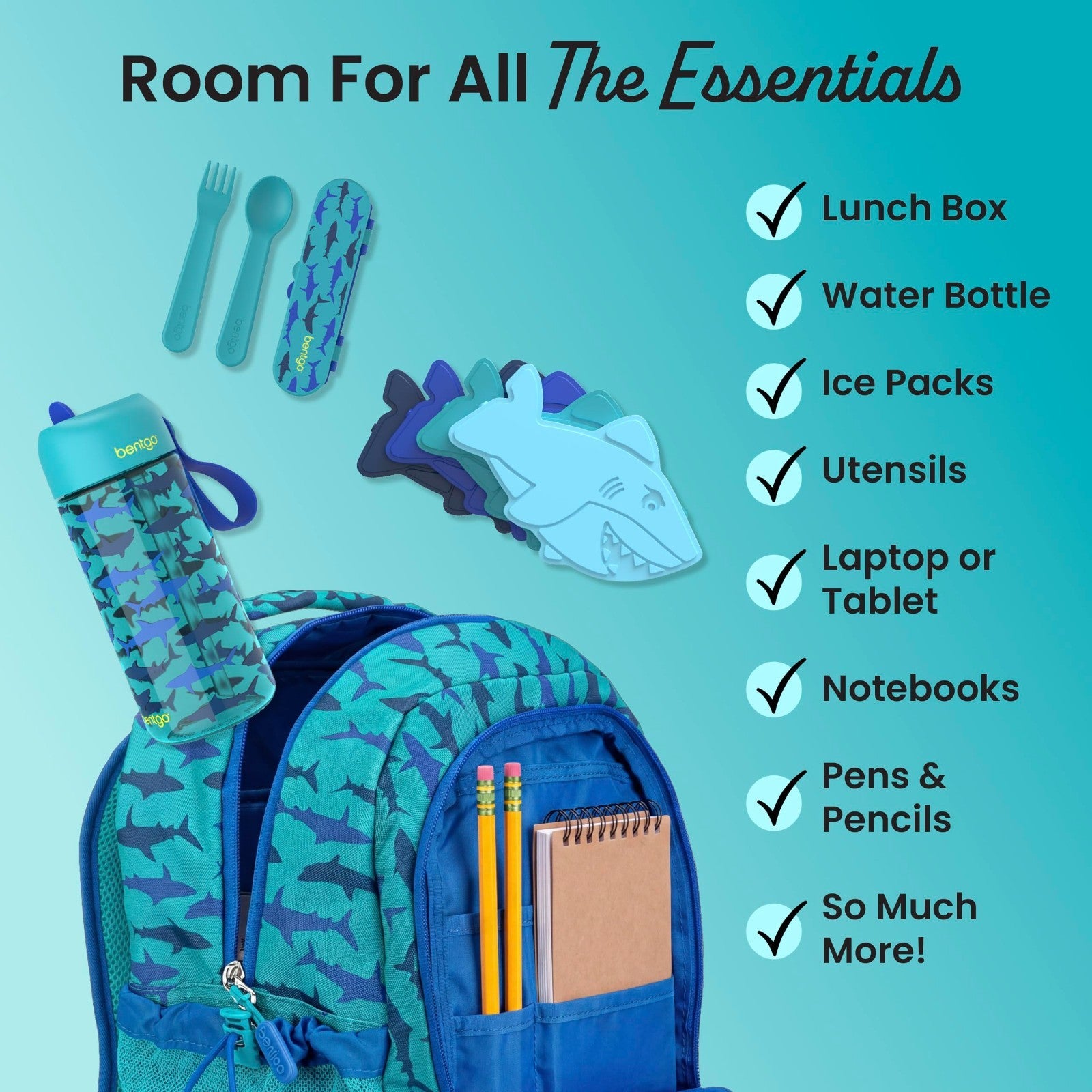 Kids 2 in 1 Backpack & Insulated Lunch Bag Set with Padded Straps for School6