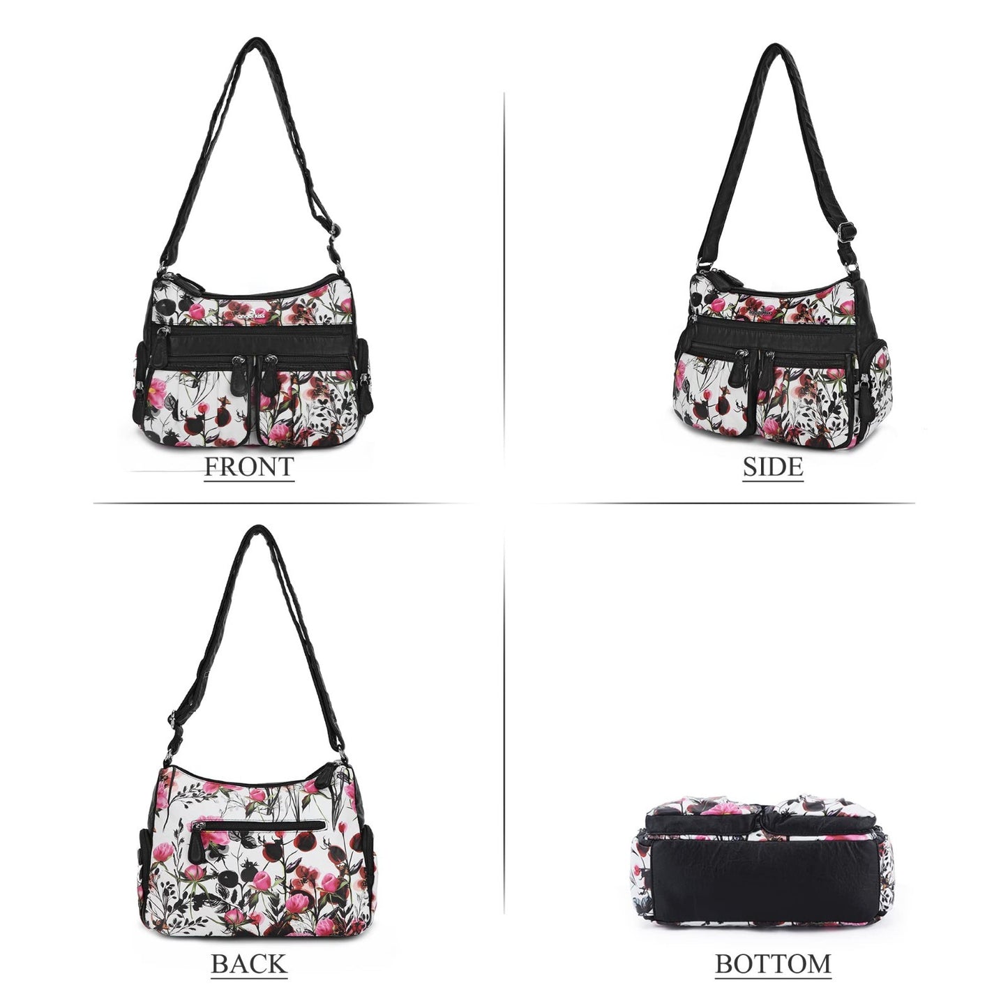 Stylish Crossbody Bag for Women   Medium Faux Leather Shoulder Handbag & Purse4