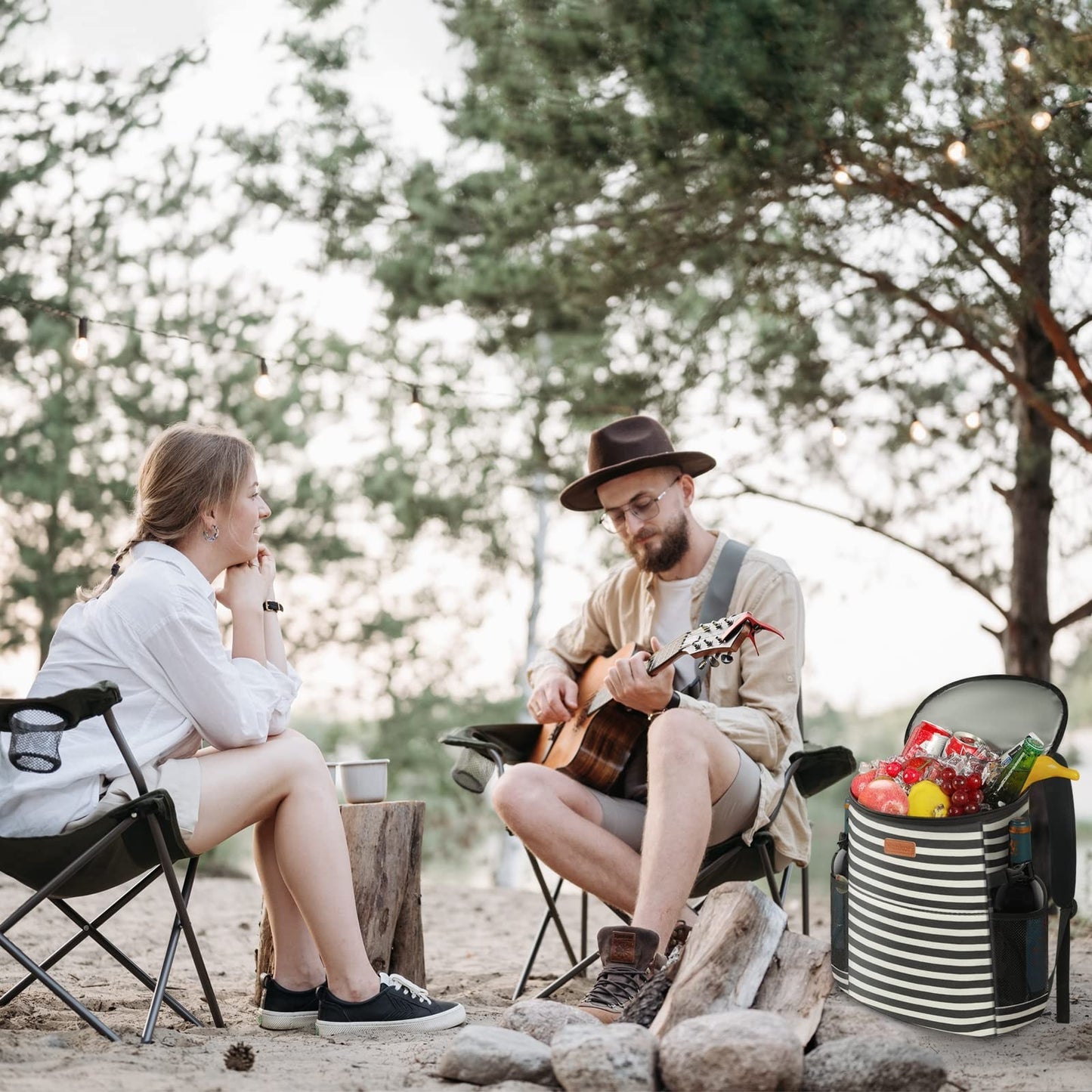 Insulated Camping Cooler Backpack - 30-45 Cans, Waterproof, Leak-Proof, Thermal5