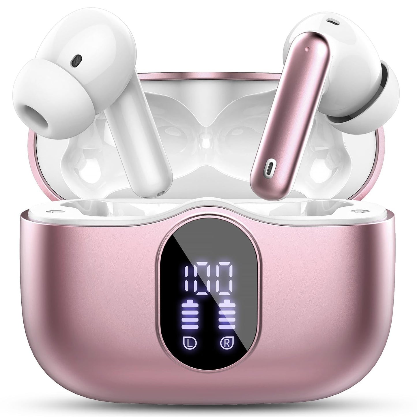Wireless Earbuds Bluetooth 5.4, Noise Cancelling, IP7 Waterproof, 36H Playtime,1