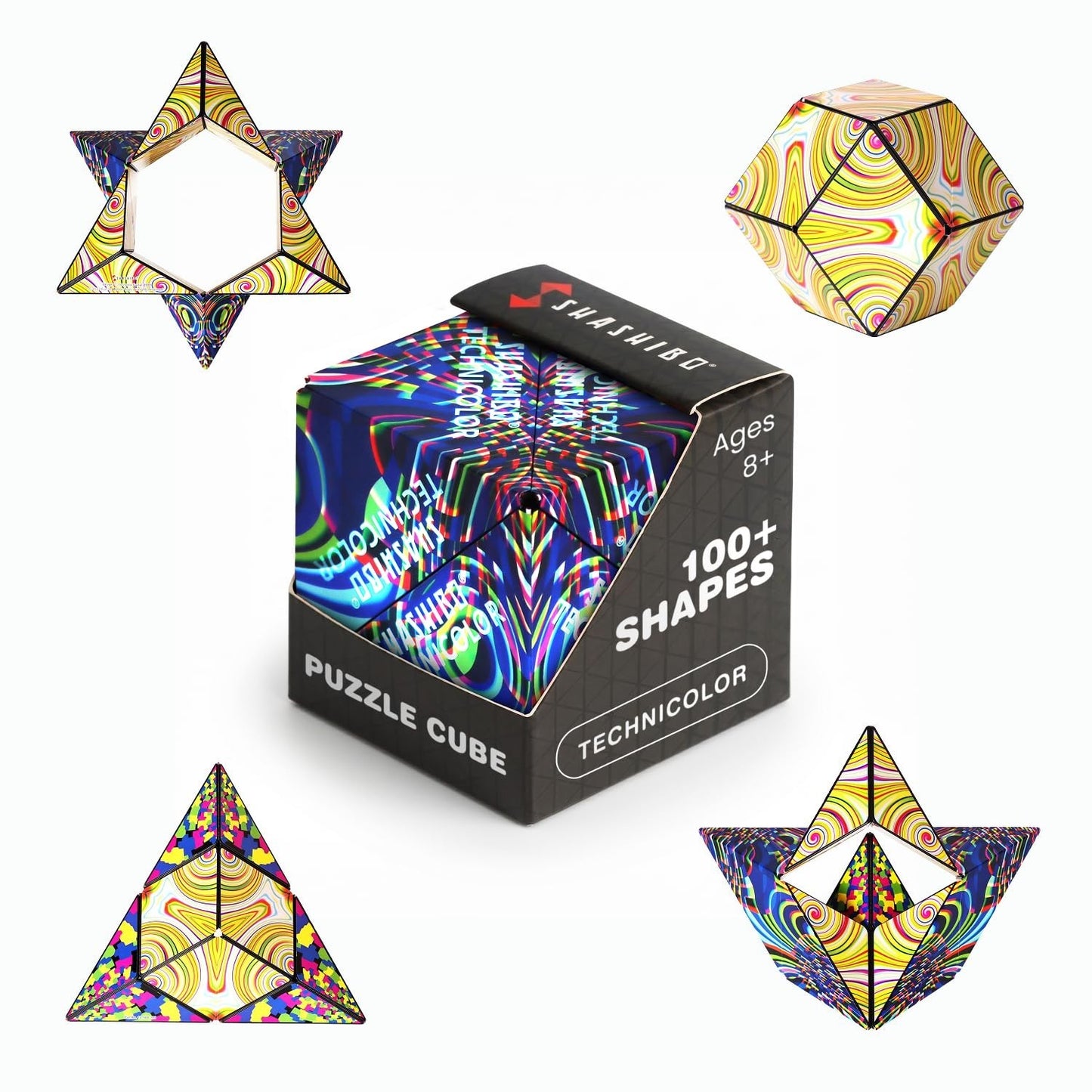 Magnetic Puzzle Cube   Sensory Fidget Toy for Stress Relief, 100+ Shapes, Fun fo1