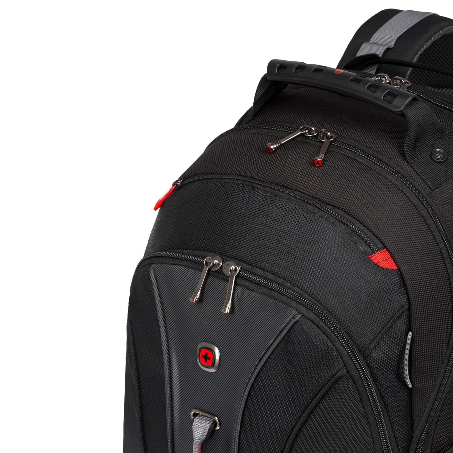 16" Laptop Backpack for Men & Women, Stylish Black/Gray Bag, Durable & Spacious8