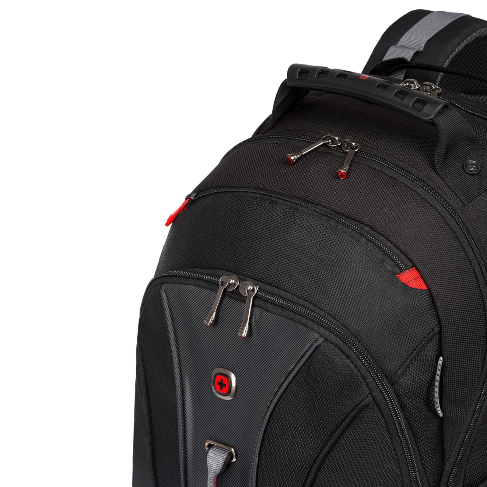16" Laptop Backpack for Men & Women, Stylish Black/Gray Bag, Durable & Spacious8