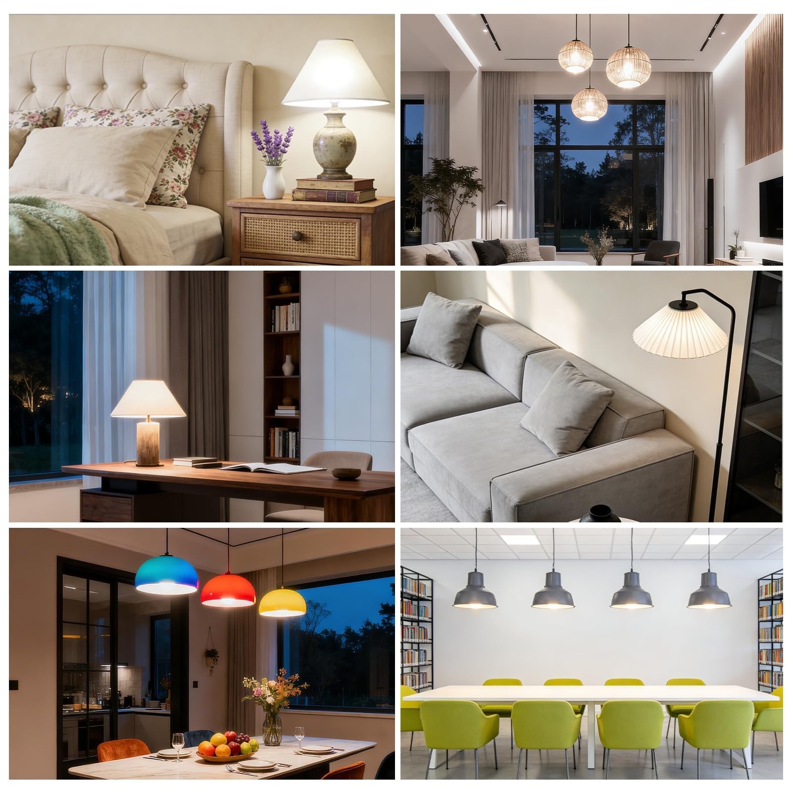 Energy Efficient LED Light Bulbs 60W Equivalent, 9W, 750 Lumens, Daylight 5000K5