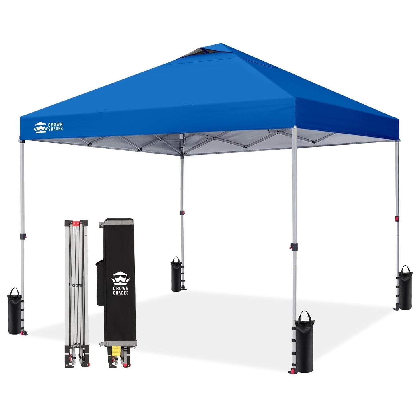 12x12 Pop Up Canopy Tent   Easy Setup Outdoor Sun Shade for Events, Parties, Cam1