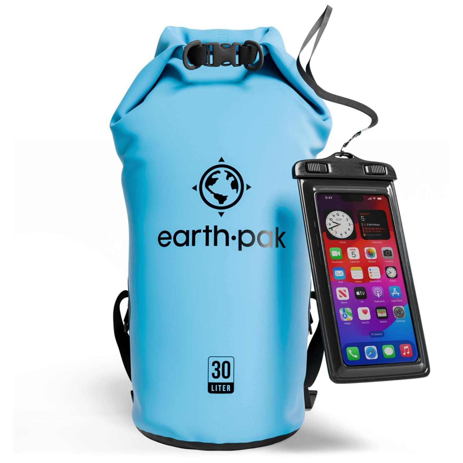 Waterproof Dry Bag Backpack   Roll Top Sack for Kayaking & Outdoor Gear + Phone1