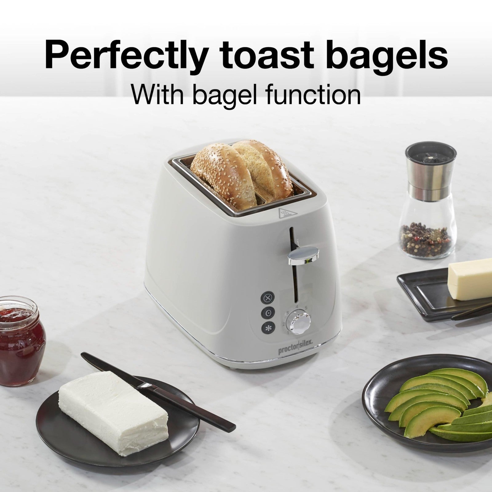 2 Slice Toaster with Bagel & Defrost Functions | 7 Shade Browning Control | Auto3