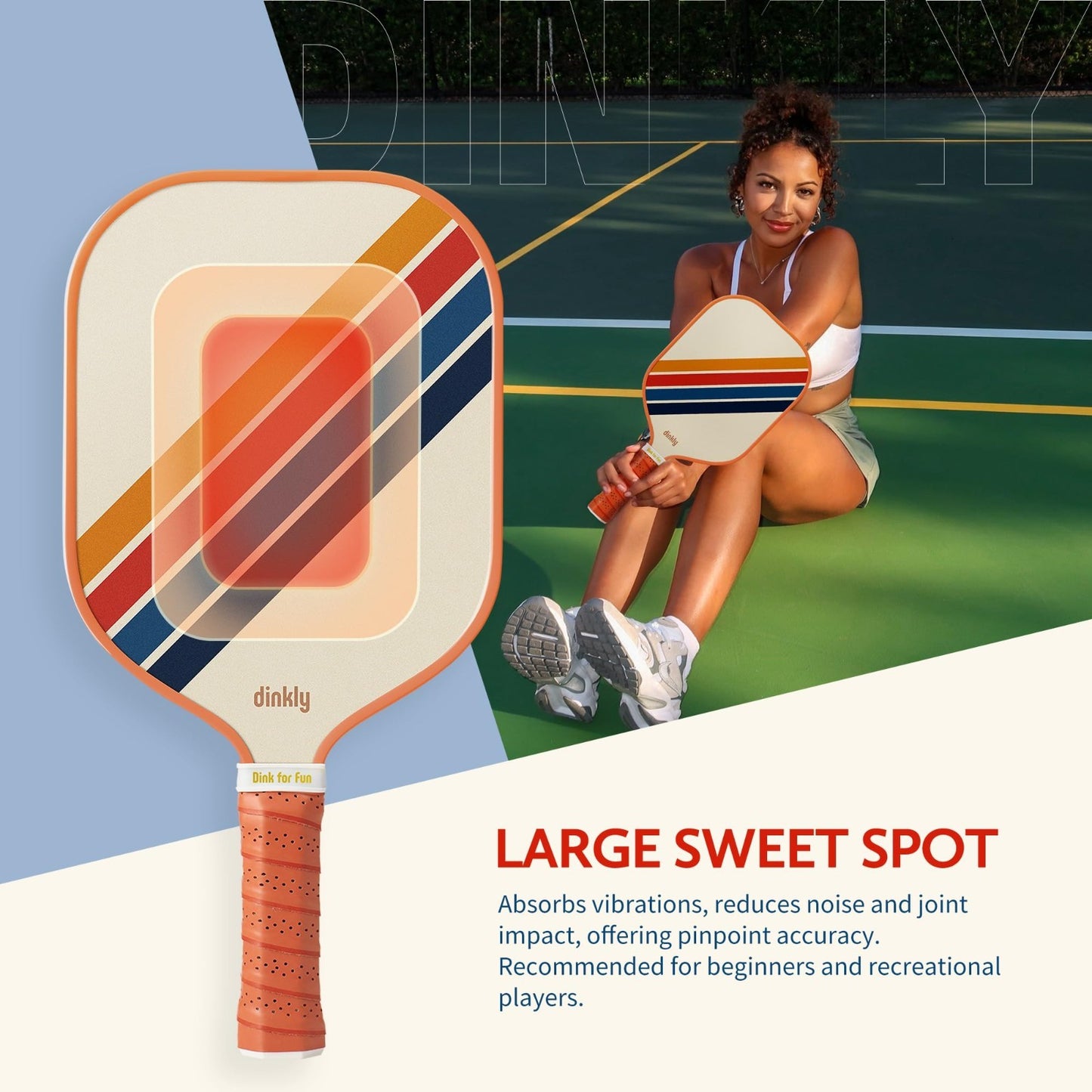 Pickleball Paddle Set of 2/4 - USAPA Approved, Graphite/Fiberglass, 4 Balls & Ba2