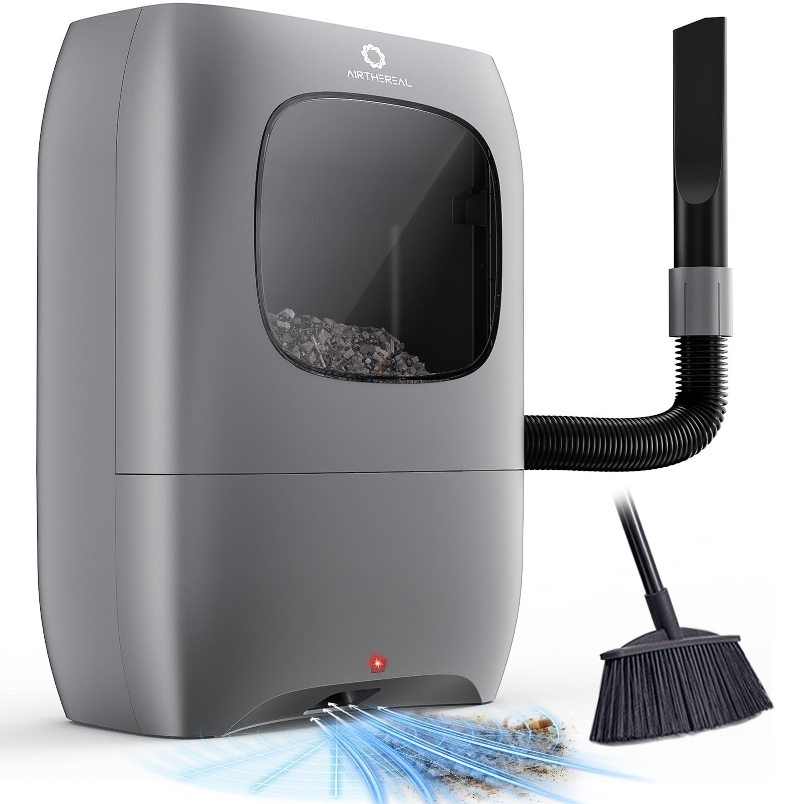Touchless Vacuum Automatic Dustpan, Auto Sensor, 20Kpa Power, HEPA Filtration, 71