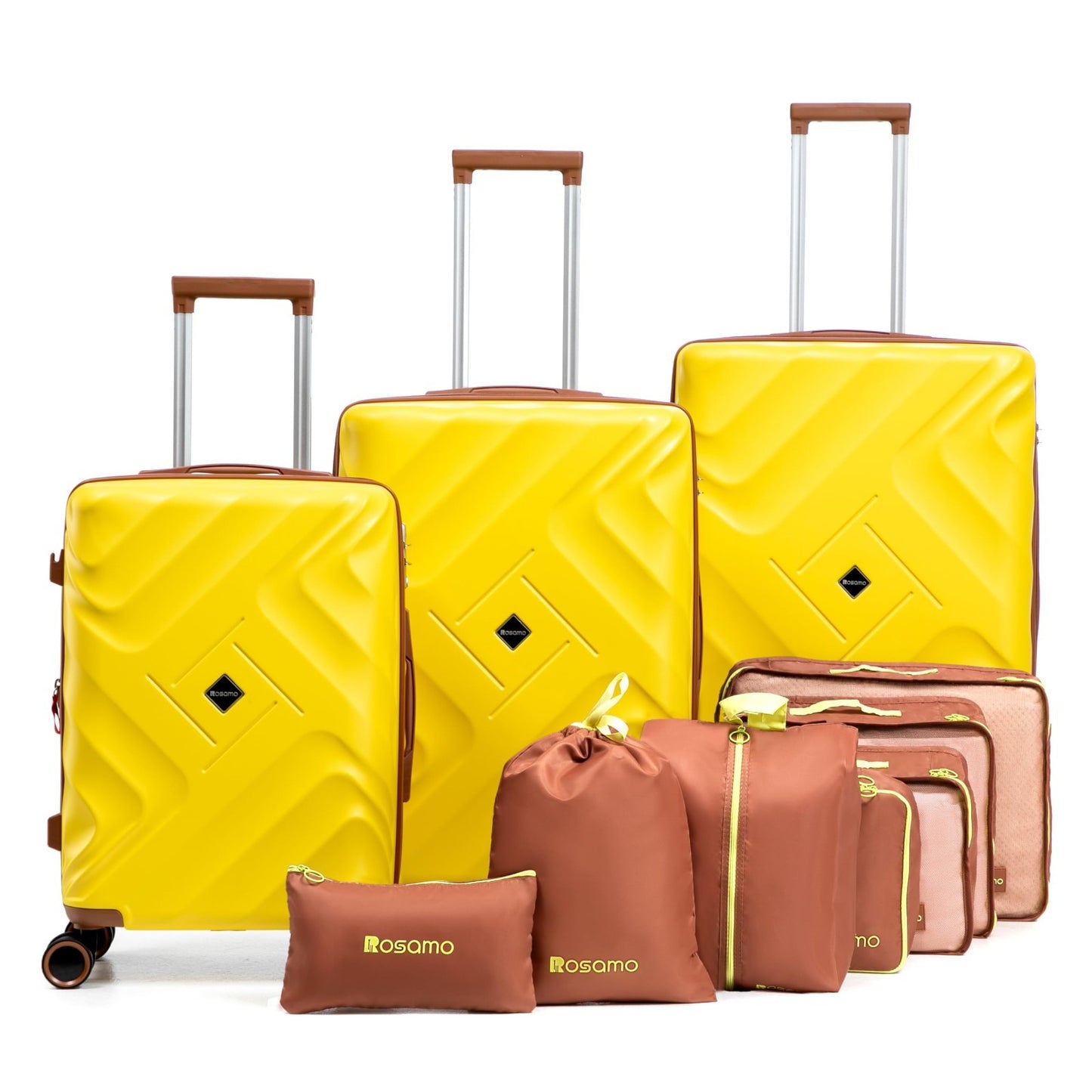10-Piece Expandable Luggage Set - Airline Approved Carry-On Suitcases, Hard Case1