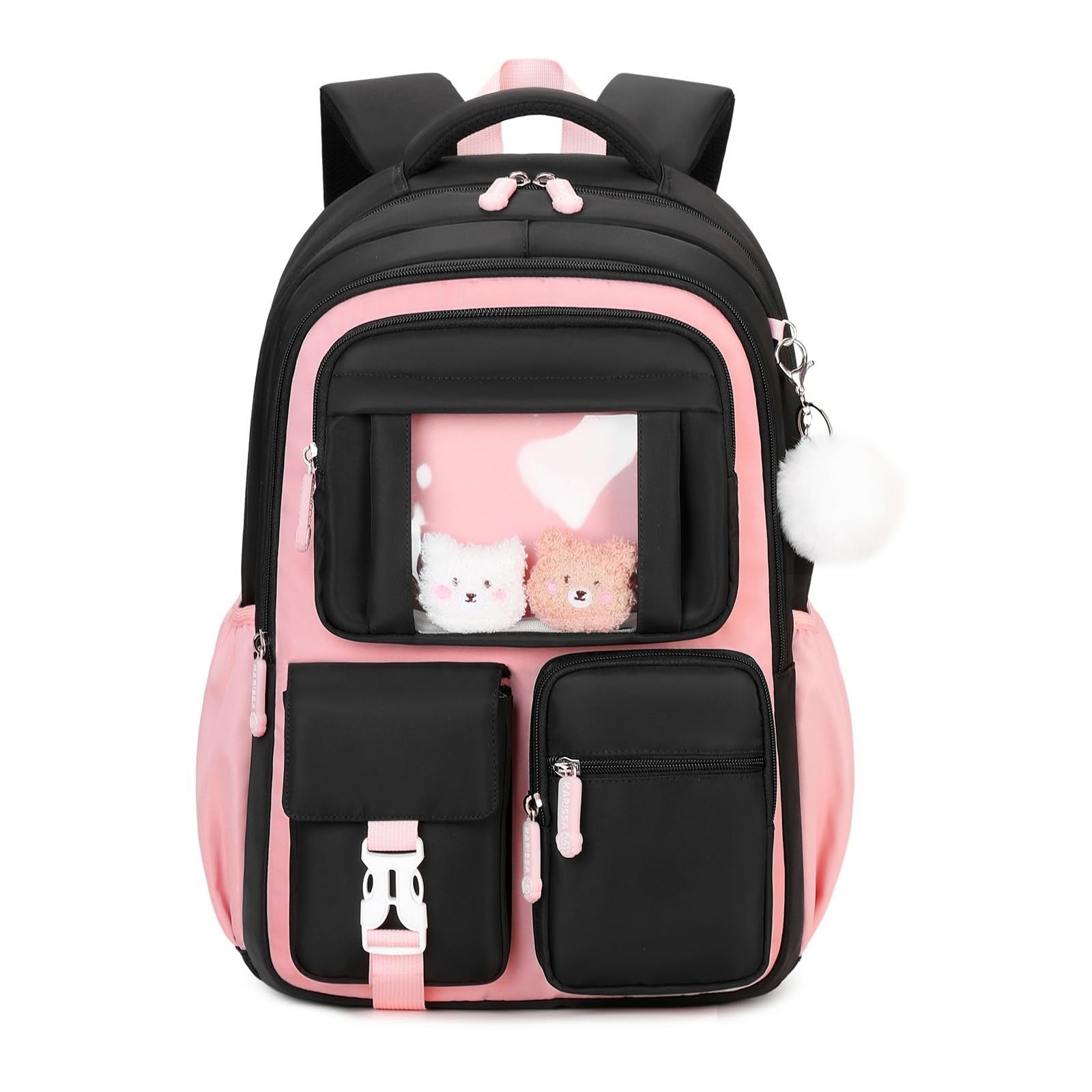 Kawaii Girls School Backpack - Cute Book Bag for Middle & Elementary Students, B8
