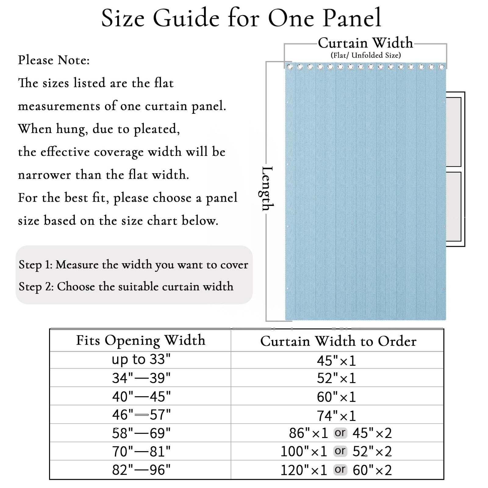 100% Blackout Magnetic Closure Curtain   Pinch Pleat Window Drapes, 1 Panel, W602