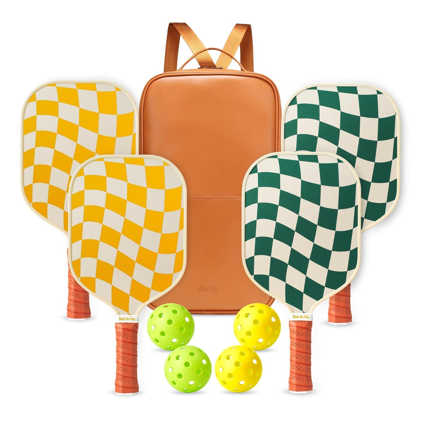 Pickleball Paddle Set of 2/4 - USAPA Approved, Graphite/Fiberglass, 4 Balls & Ca1