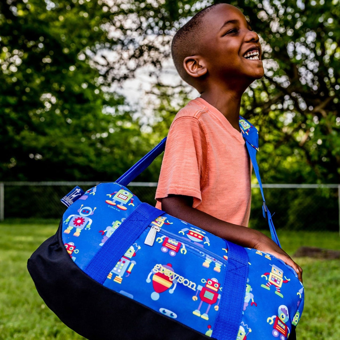 Kids Overnighter Duffel Bag - Lightweight Carry-On Travel Bag for School & Sleep2