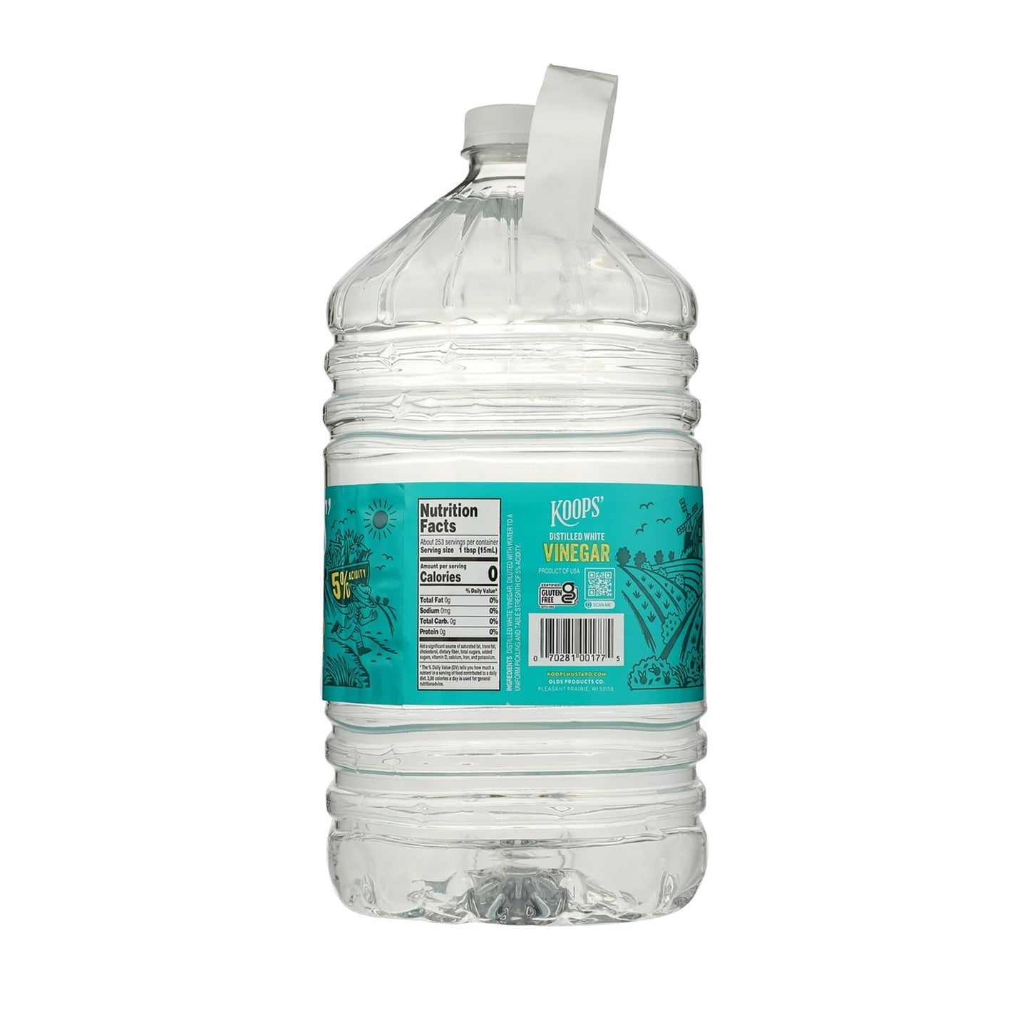 32oz Distilled White Vinegar - 5% Acidity for Cleaning, Pickling & Cooking6