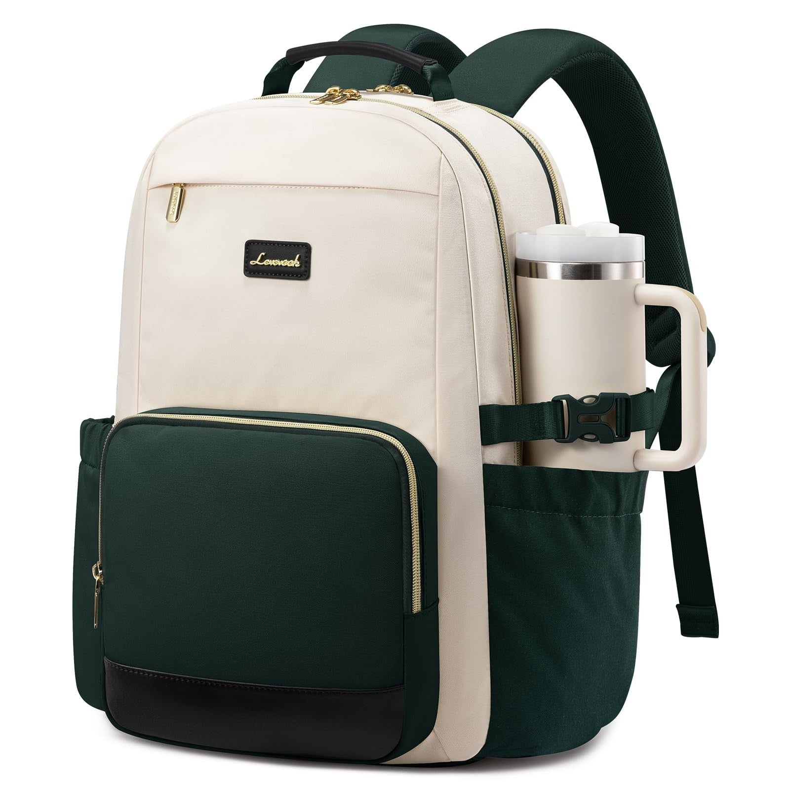 Stylish Waterproof Laptop Backpack for Women, 15.6" Large Capacity, Travel Purse1