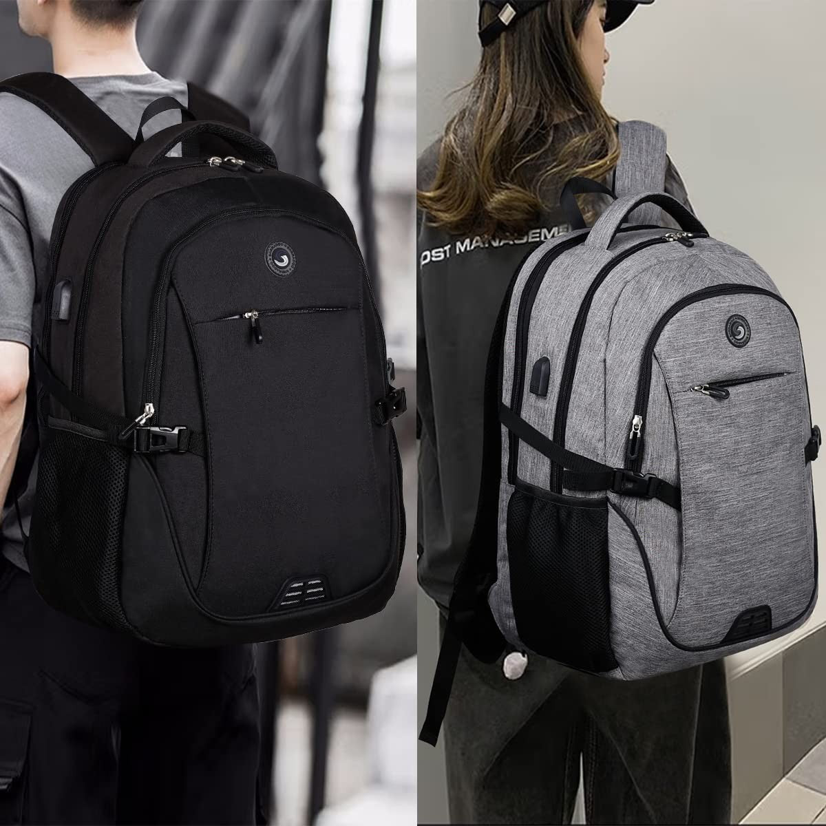 Travel Laptop Backpack for Men & Women, College School Bag, Waterproof, Multi Co6