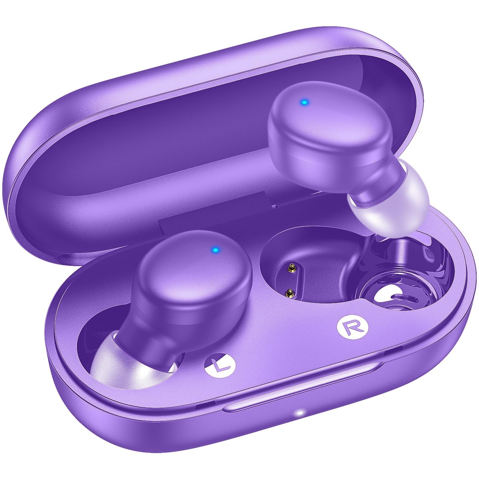 Wireless Earbuds Bluetooth 5.3   Lightweight In Ear Headphones, Premium Sound, B1