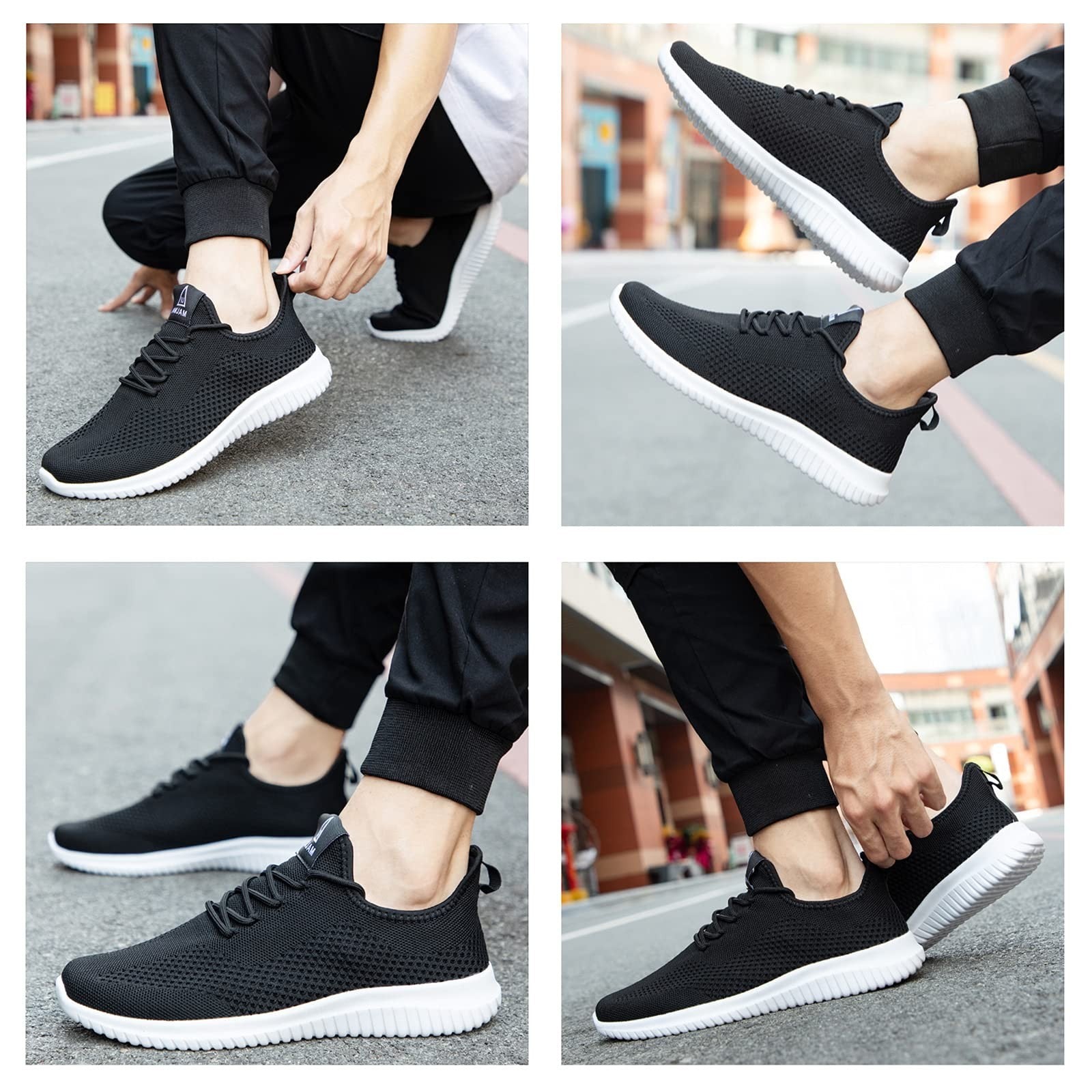 Ultra Lightweight Men's Running Shoes - Breathable Non-Slip Athletic Sneakers fo6
