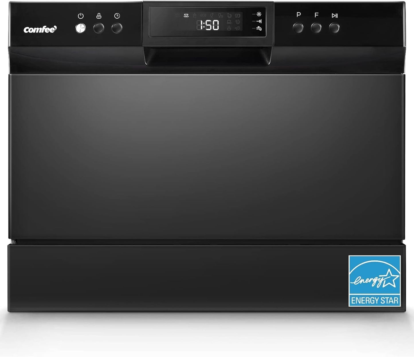 Portable Countertop Dishwasher - Energy Star, 6 Place Settings, 8 Wash Programs,1