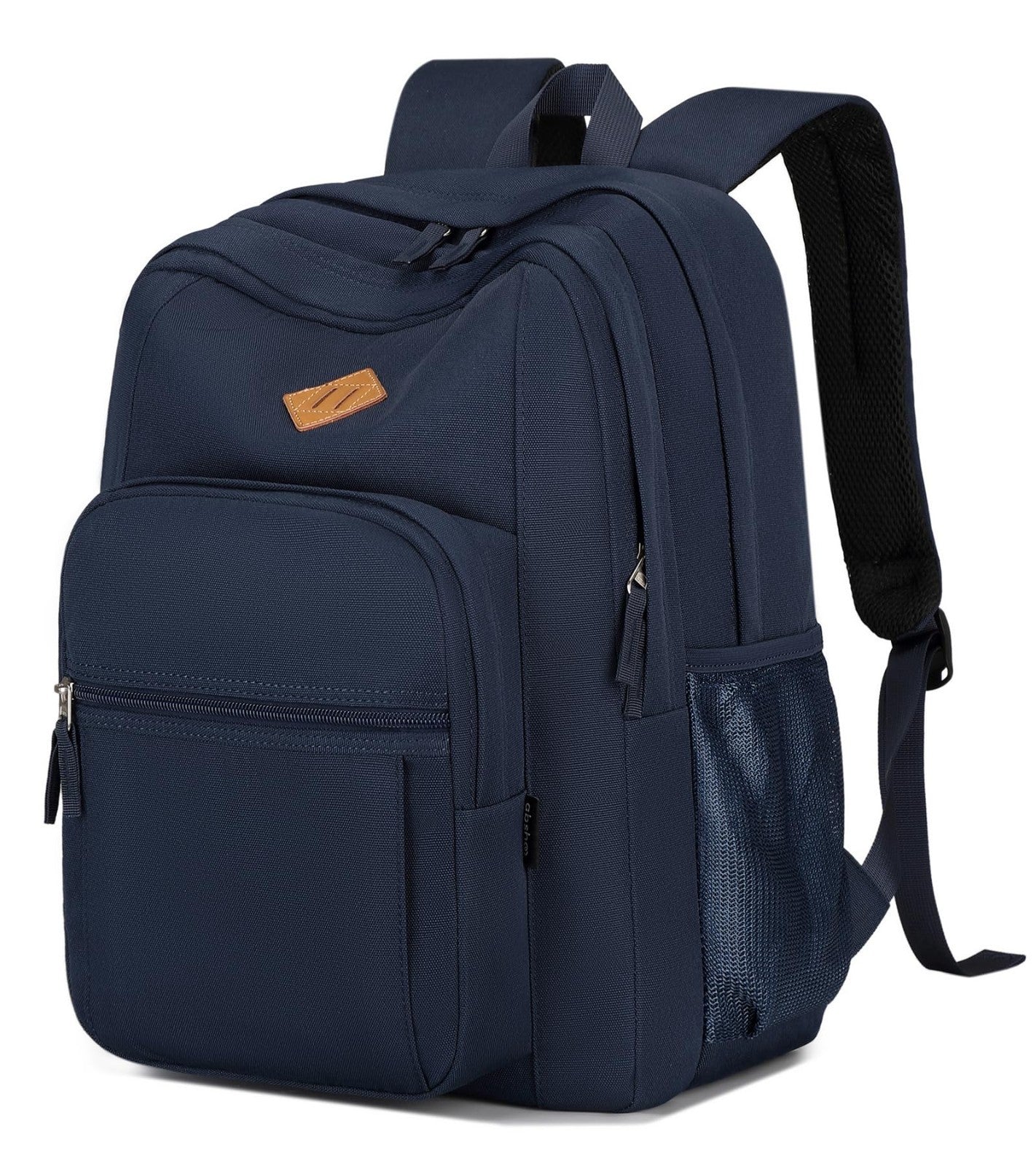 Water Resistant Women's Travel Backpack, College Bookbag for Men & Women, Navy1