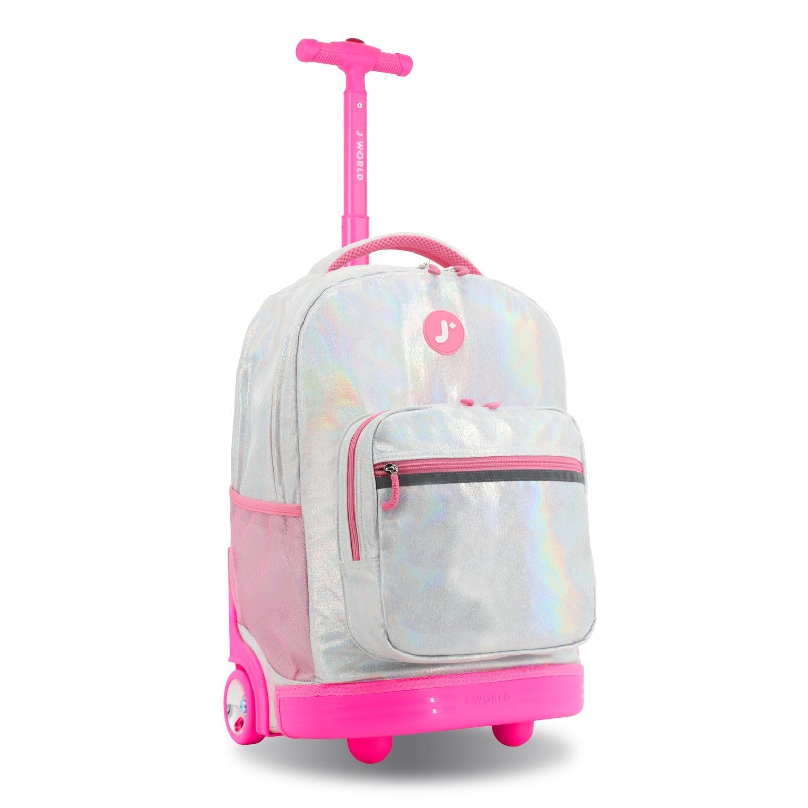 Kids Rolling Backpack with Wheels, School Roller Bookbag for Girls & Boys, 18"x11