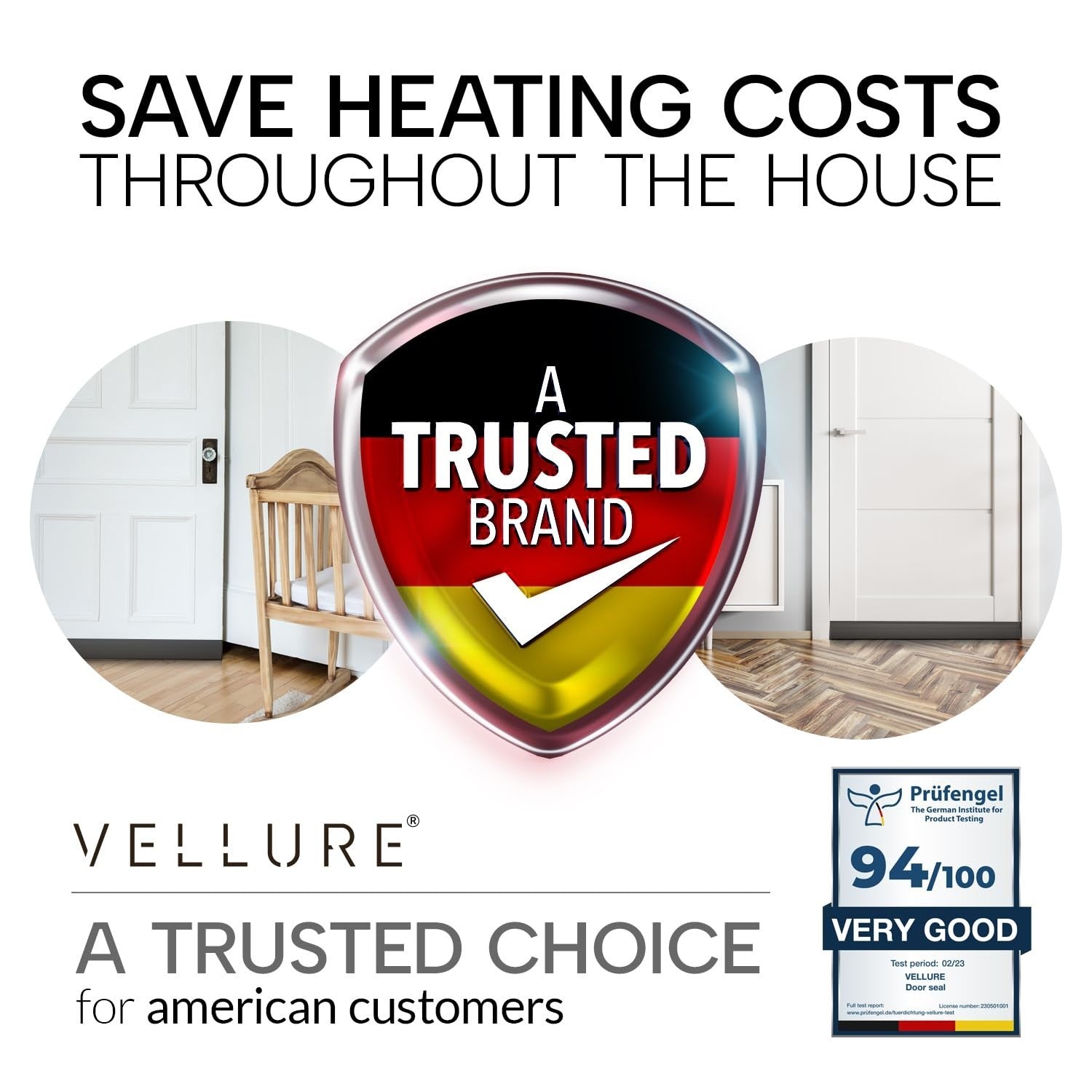 Premium Door Draft Stopper   Energy Saving Weather Stripping Seal   Easy Install6