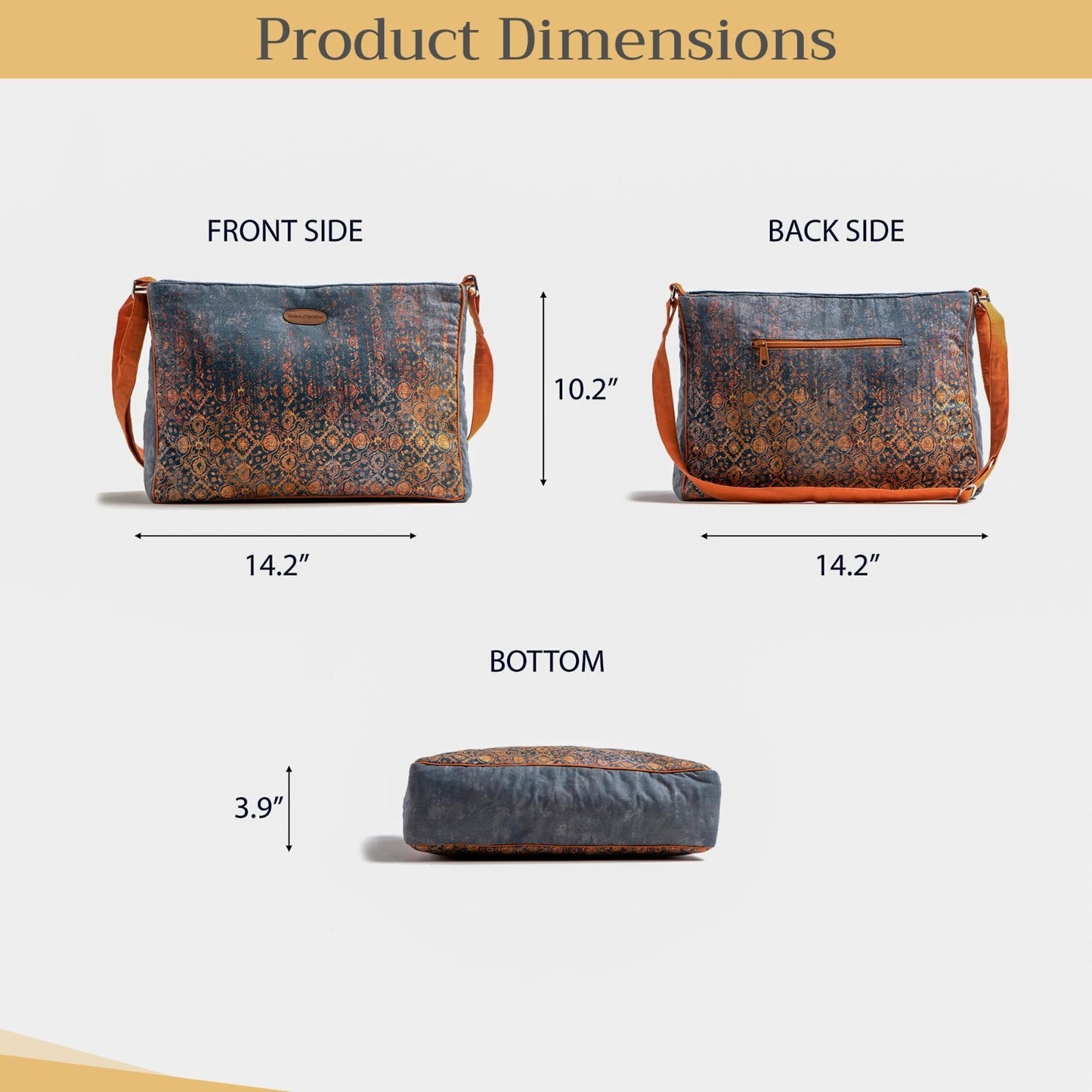 Stylish Cotton Shoulder Bag for Women   Versatile Handbag, Perfect for Everyday5