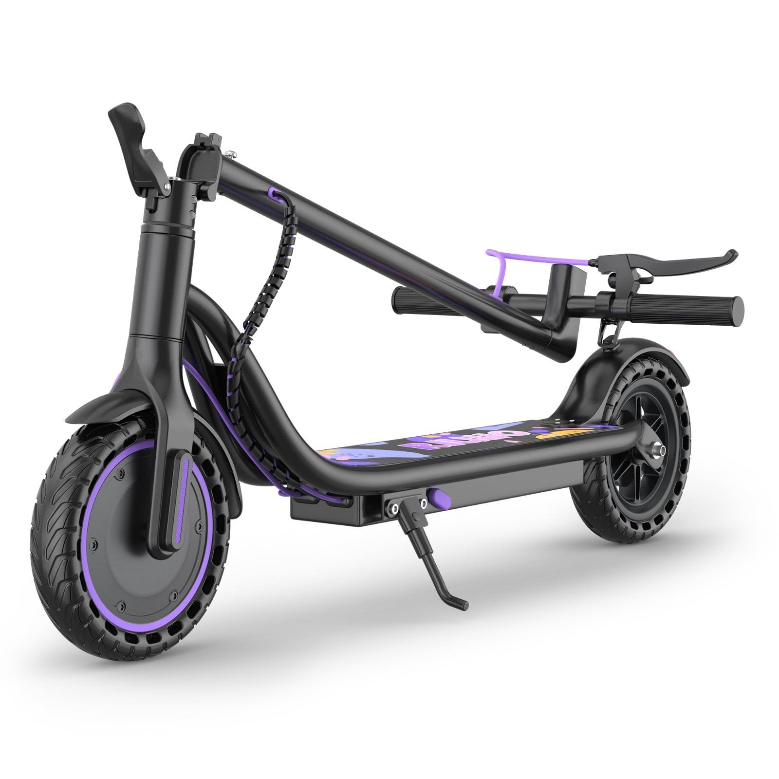 Powerful Electric Scooter 350W-500W, 9-22 MPH, 10-41 Mile Range, Foldable, Dual1
