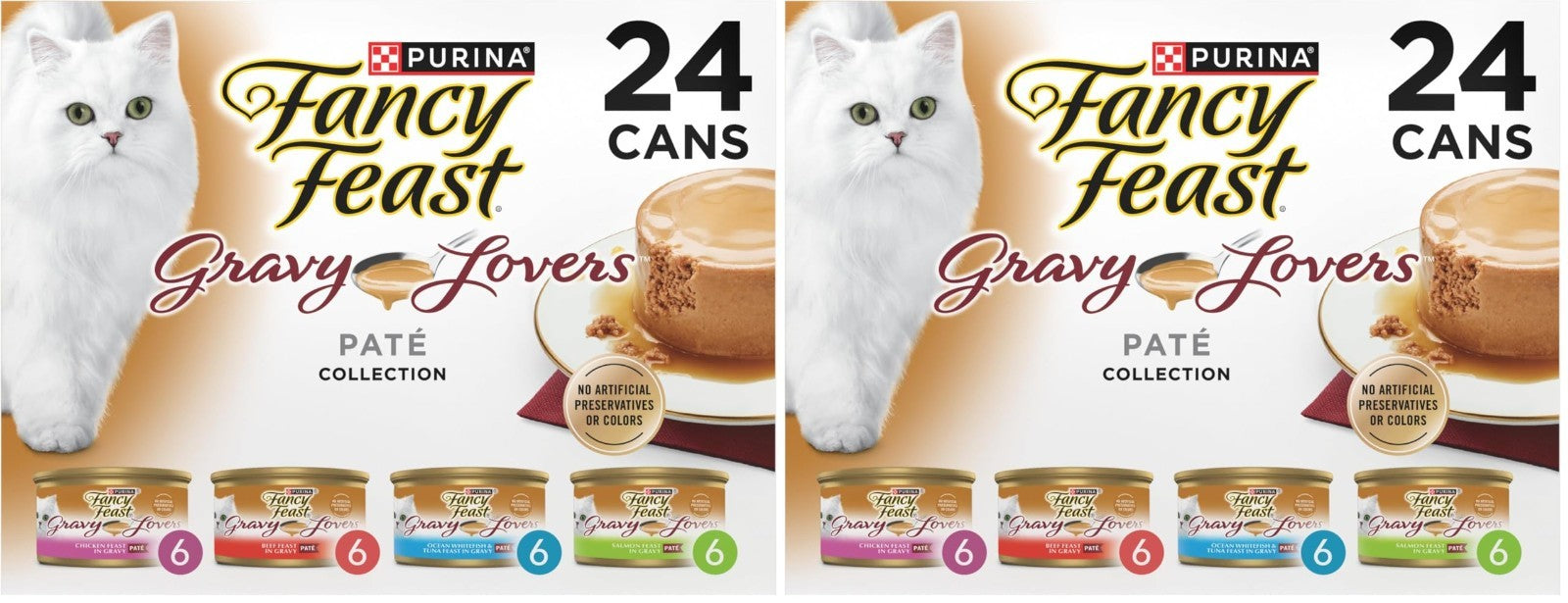 Gourmet Wet Cat Food Gravy Variety Pack   Pate & Gravy, 4.5 lb, 48 Cans1