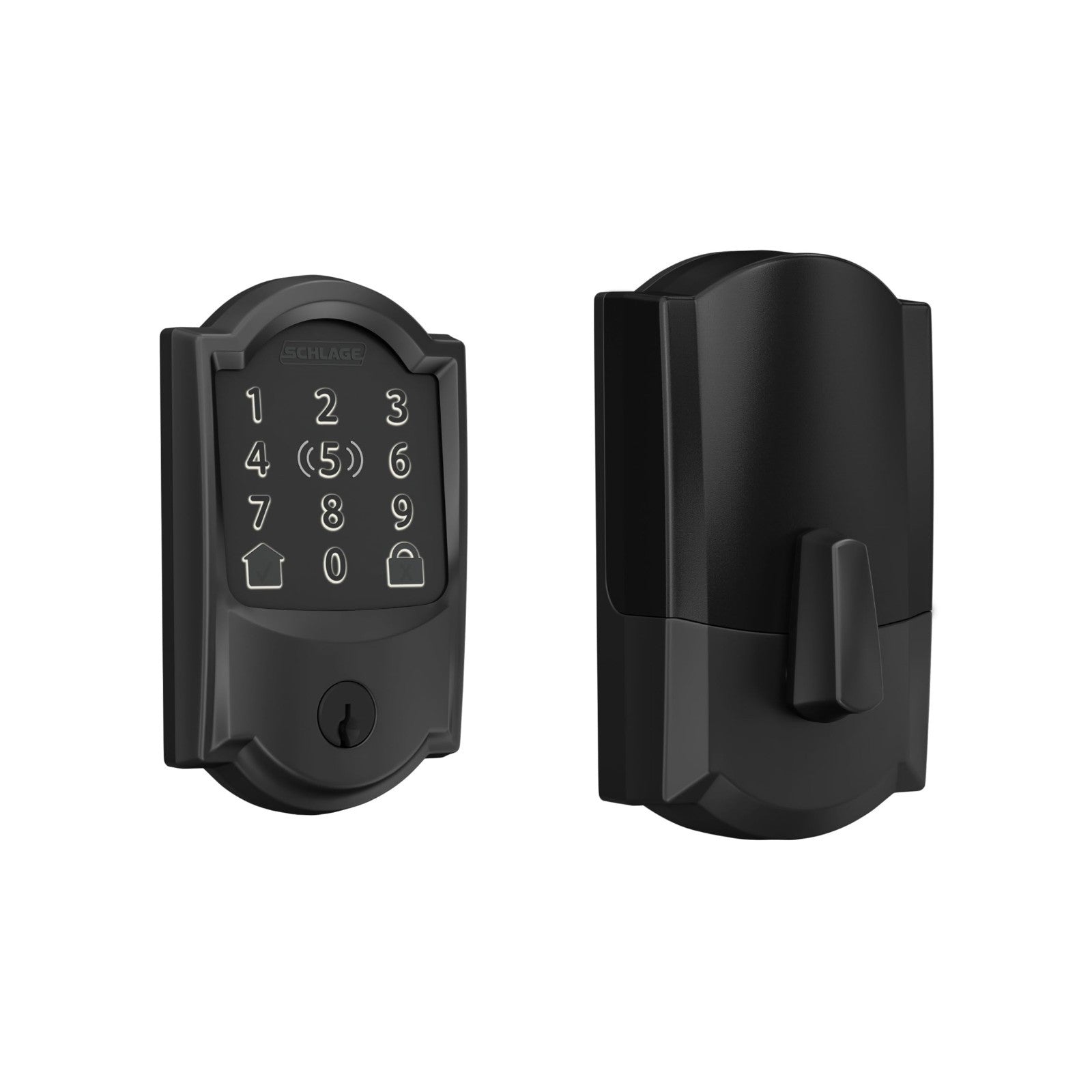 Smart WiFi Deadbolt Lock   Keyless Entry, Touchscreen, Apple Home, Alexa Compati1