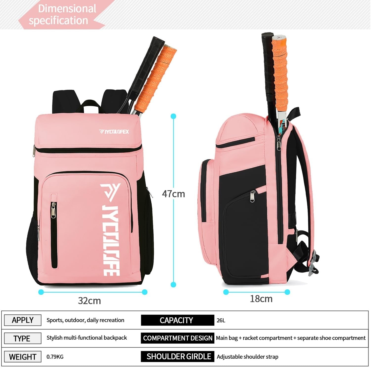 Waterproof Gym Duffel Backpack with Shoe Compartment, 4 Carry Methods, Sports &1