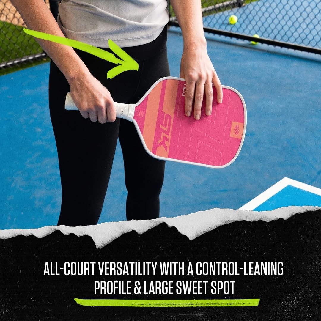 Set of 2 Pickleball Paddles with Balls & Sling Bag | Graphite/Fiberglass Rackets4